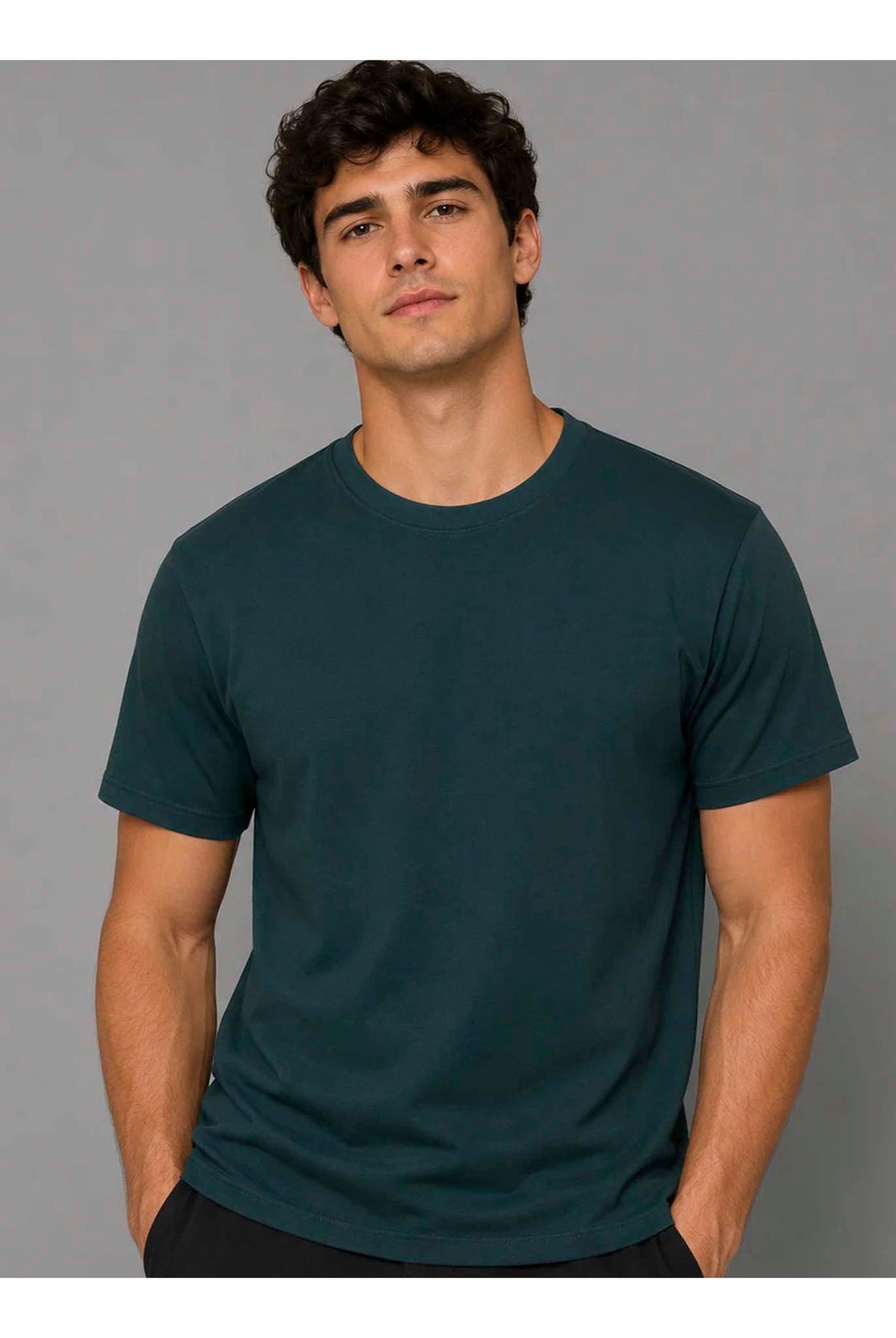 Camiseta Fist Basica Holanda Verde Esmeralda