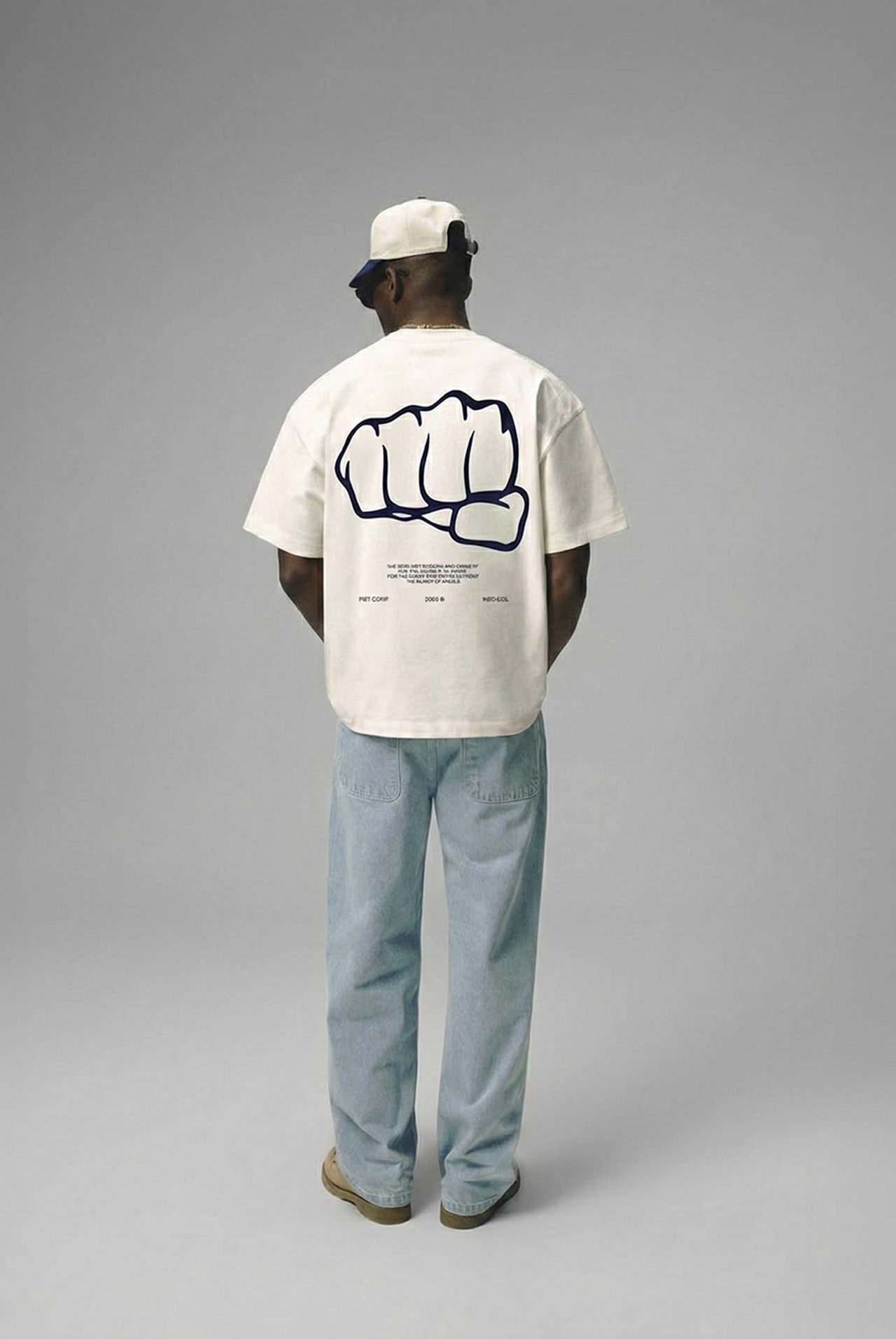 Camiseta Fist Big Logo White