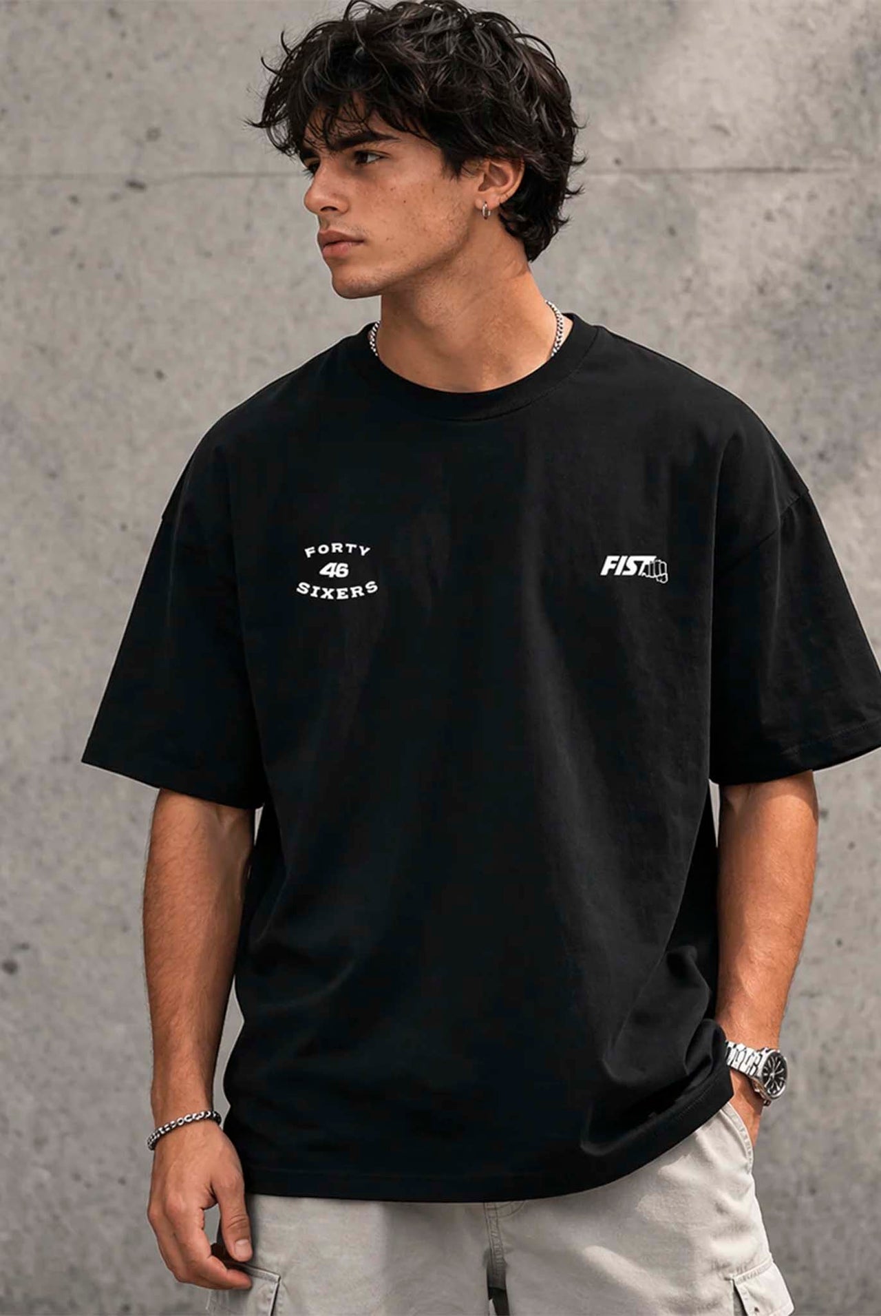 Camiseta Fist Black Road