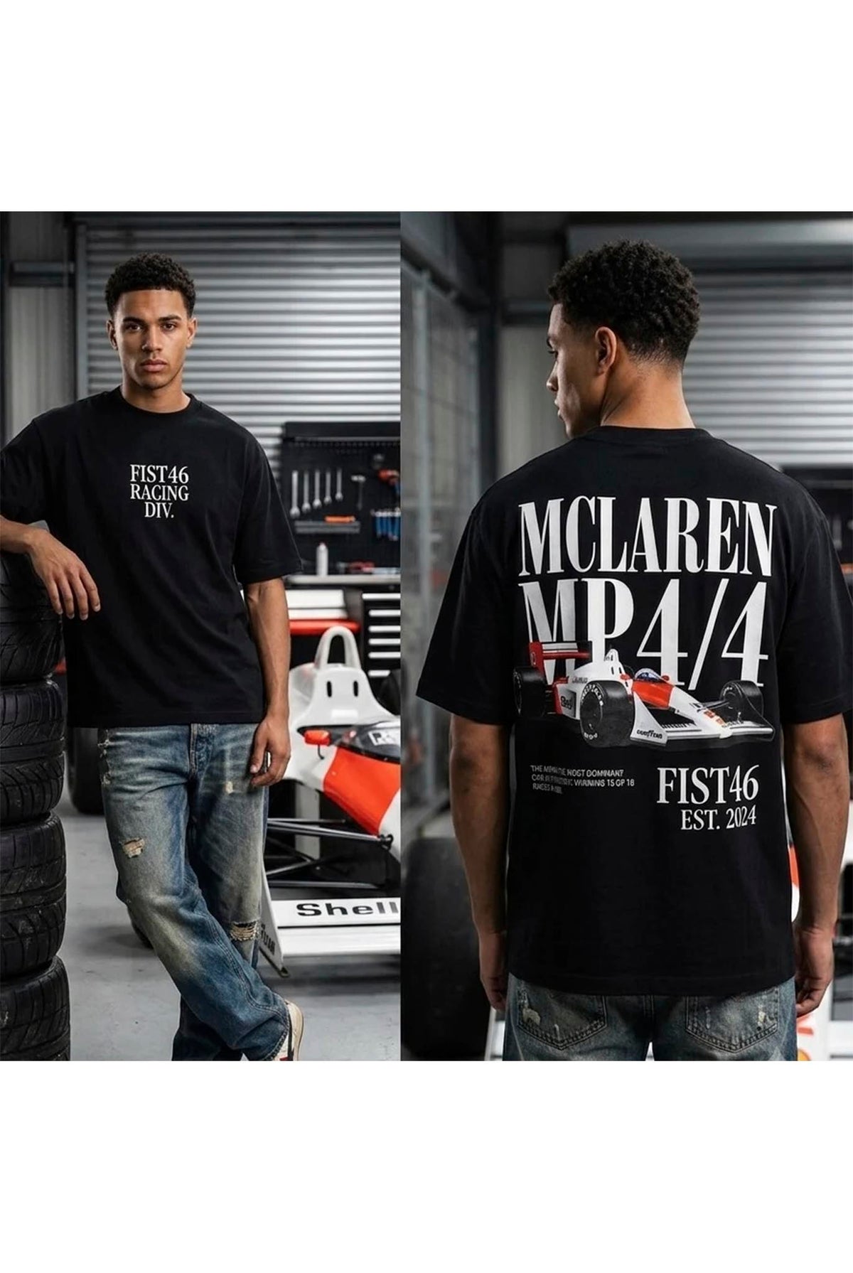 Camiseta Fist MP4 Negro