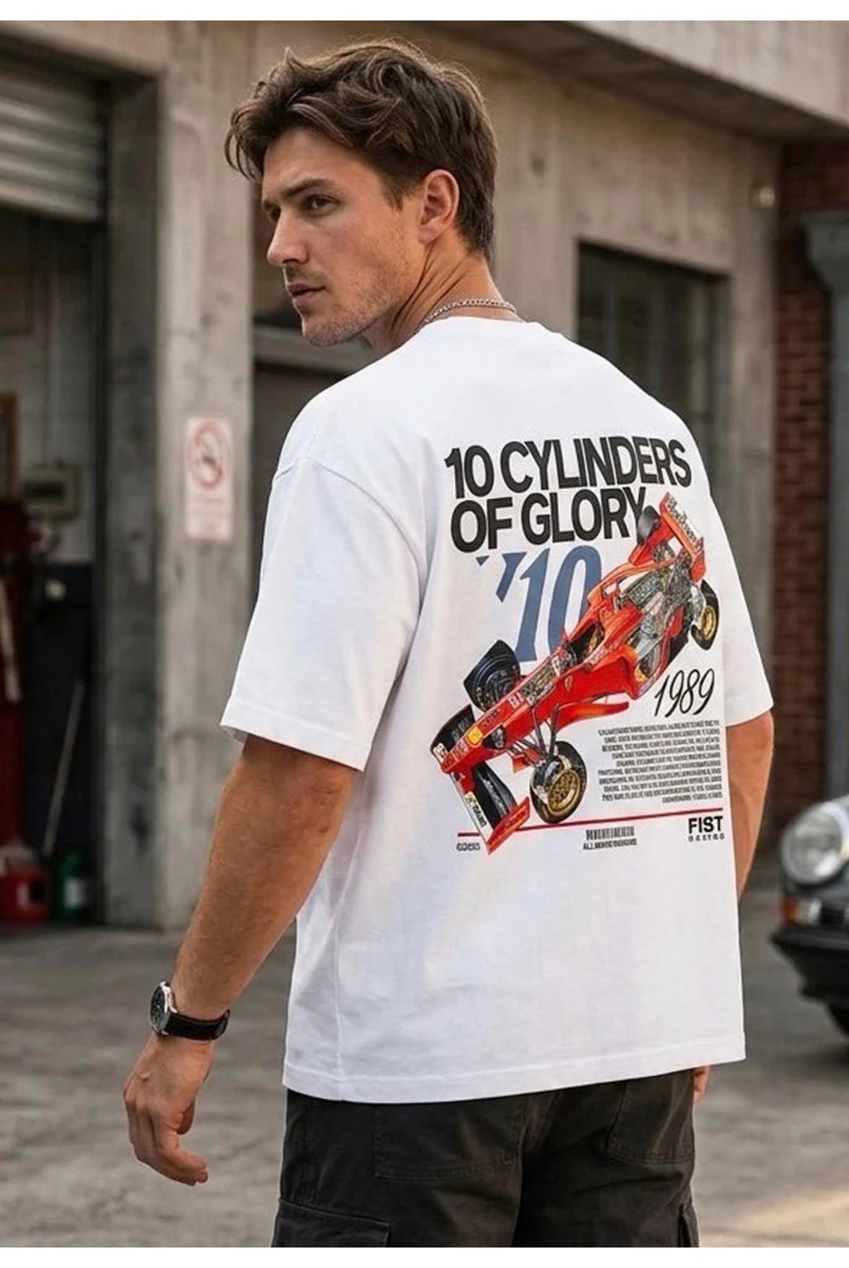 Camiseta Fist V10 Blanca