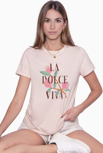 Camiseta Flashy Estampada " La Dolce Vita " - Palla