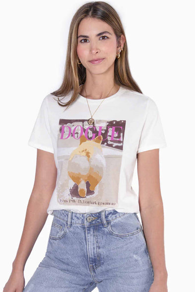 Camiseta Flashy Estampada " Dogue " - Patty