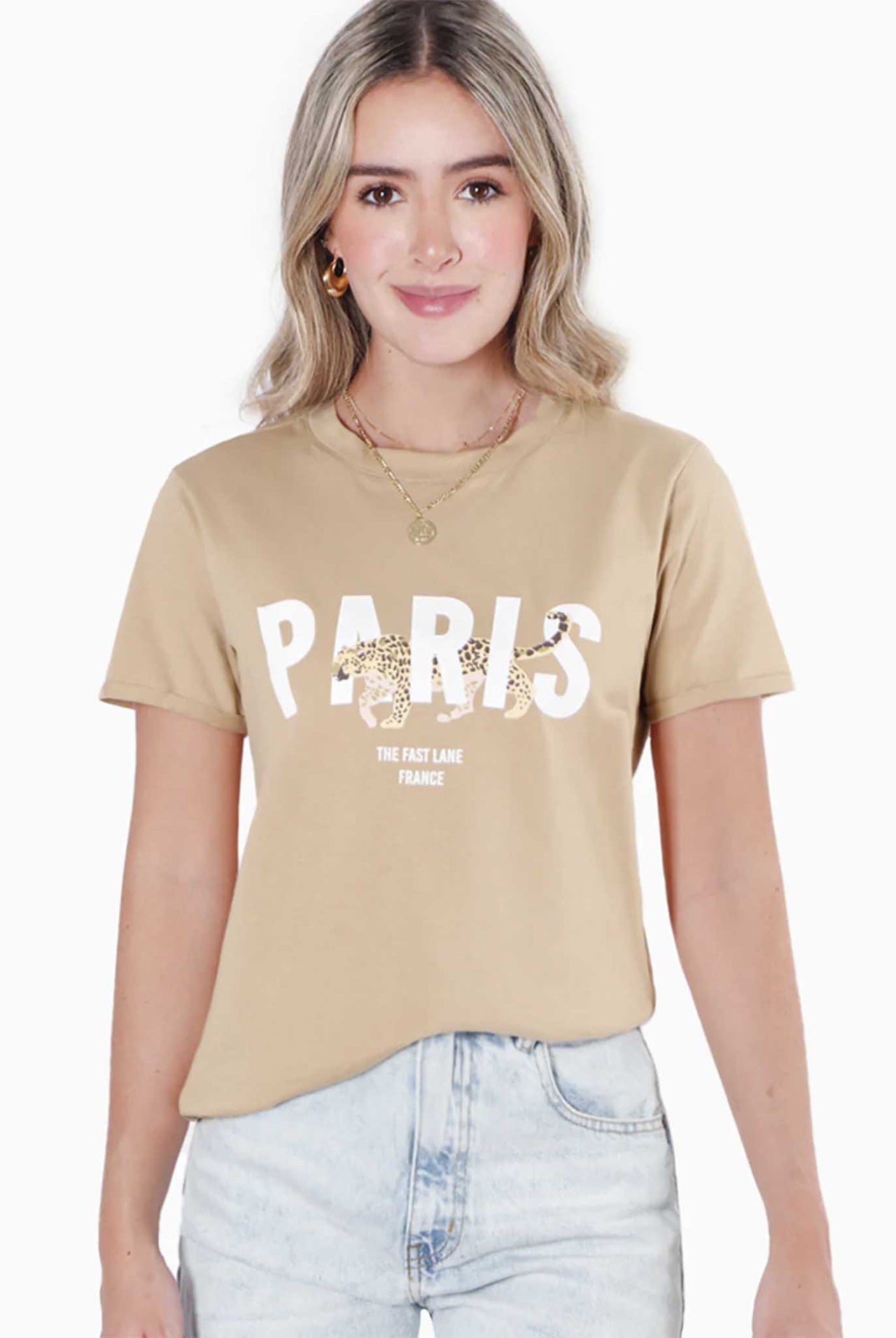 Camiseta Flashy Estampada " Paris " - Arielle
