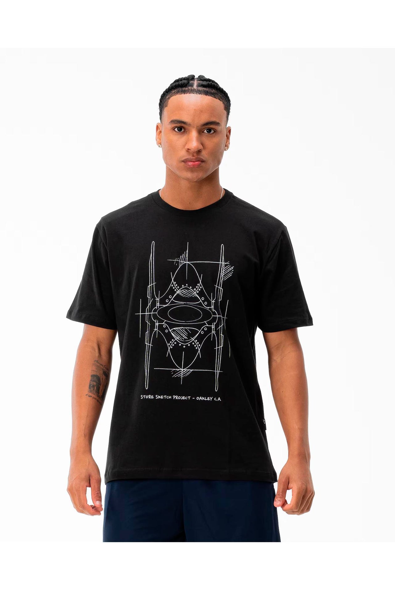Camiseta Oakley O-Store Sketch SS Blackout 02E