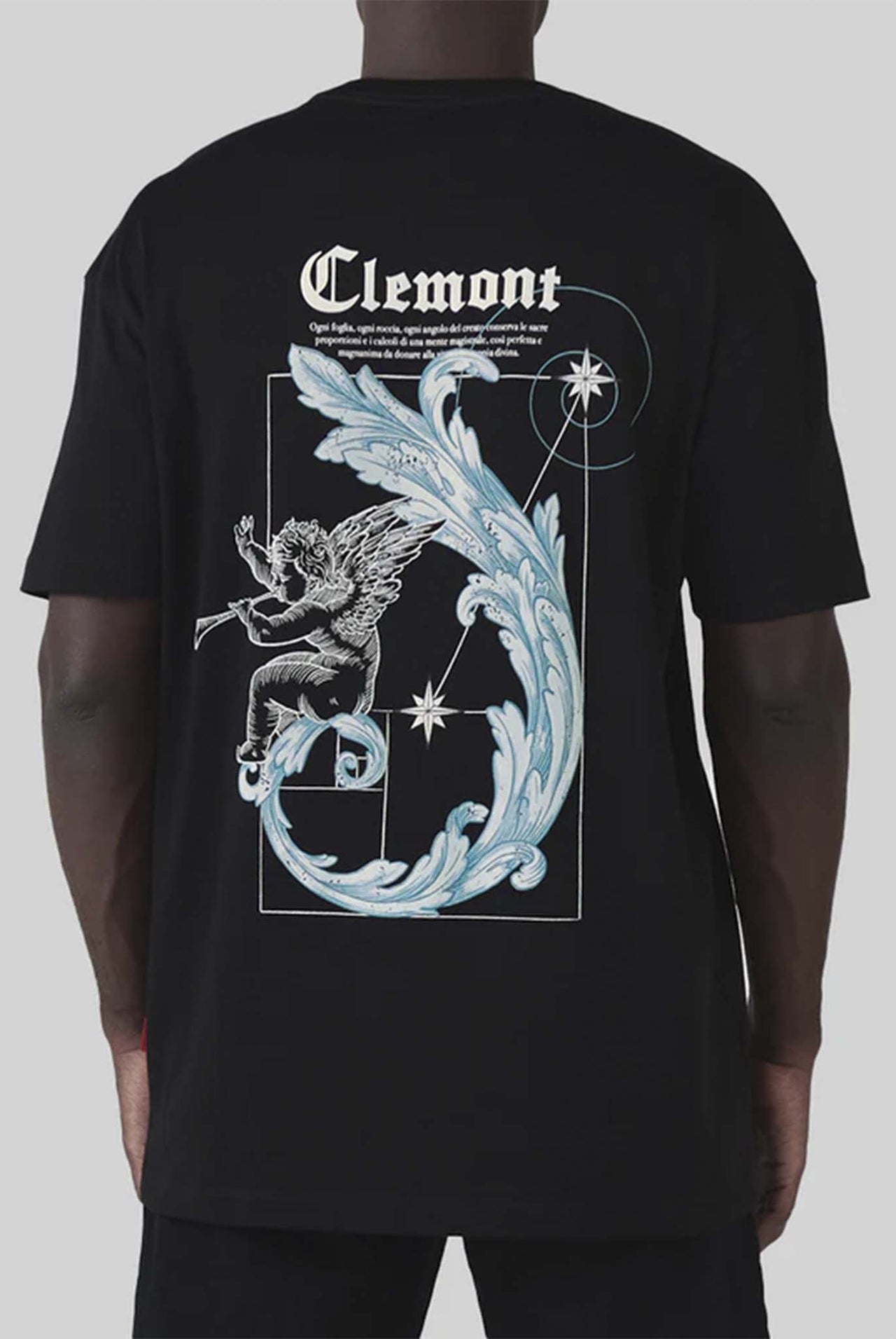 Camiseta Spirale Negro Clemont 10070301