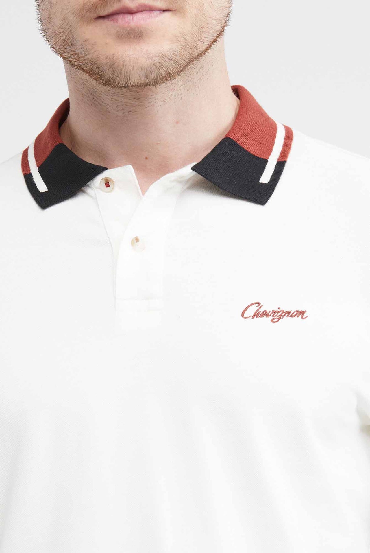 Camiseta Tipo Polo Chevignon Blanco 602E014-302