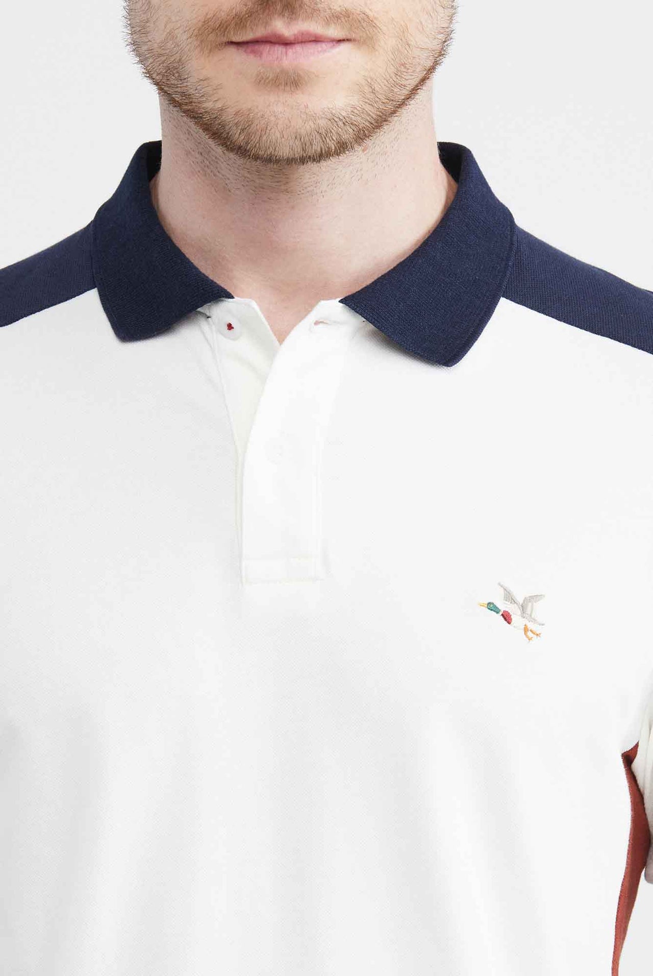Camiseta Tipo Polo Chevignon Blanco 602E012-T03