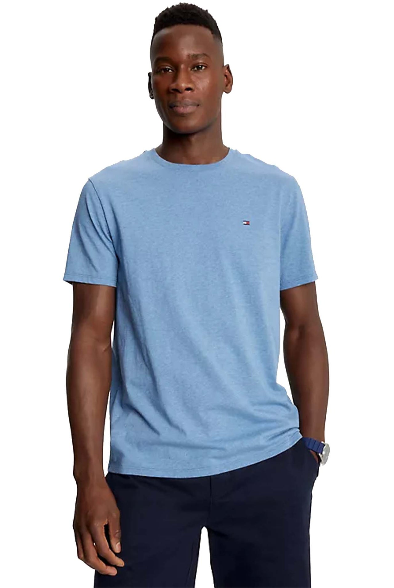 Camiseta Tommy Hilfiger Essential Solid Blue Heather