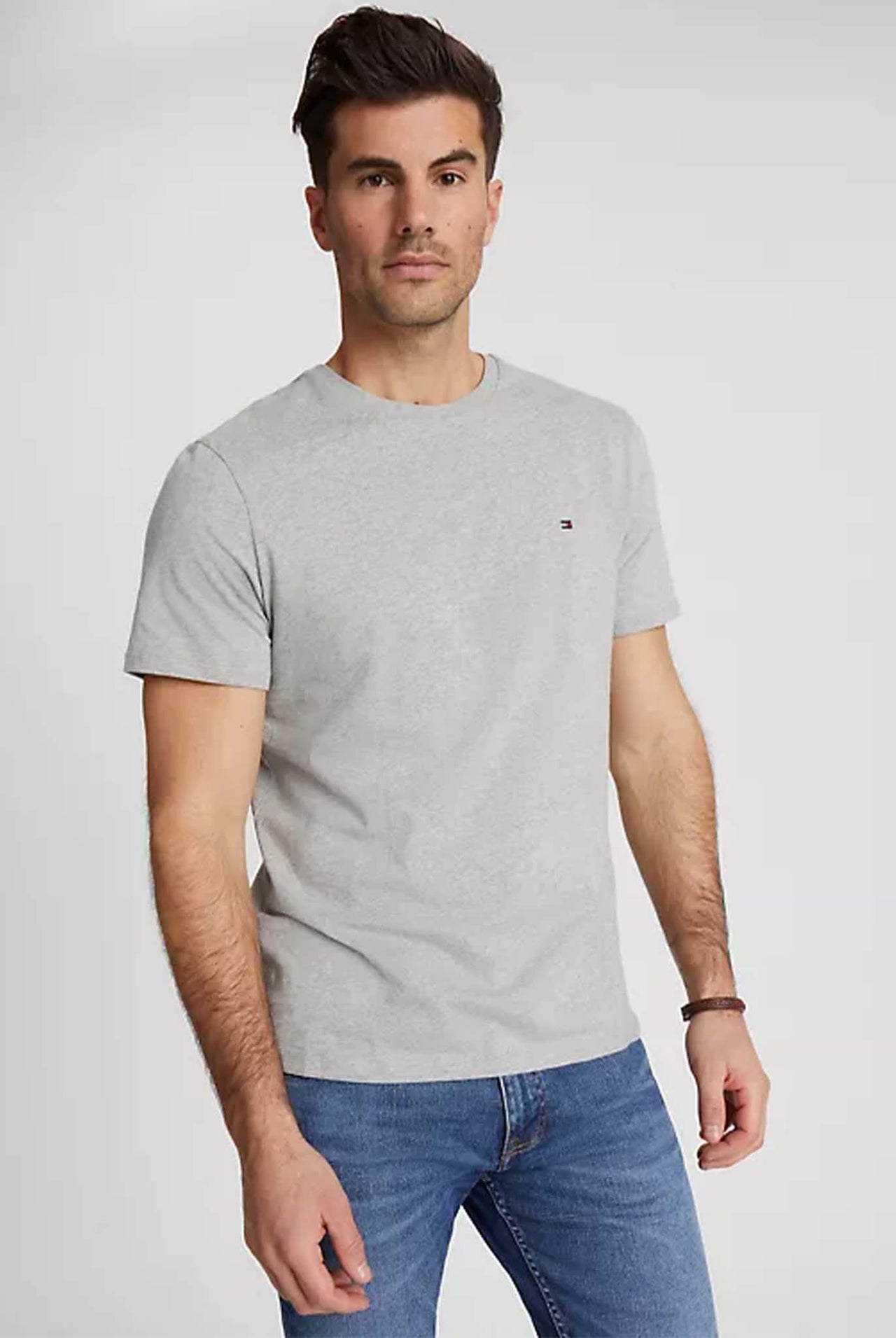 Camiseta Tommy Hilfiger Essential Solid Grey Heather