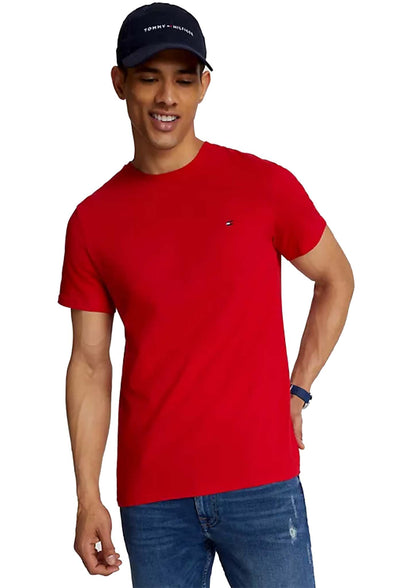 Camiseta Tommy Hilfiger Essential Solid Red