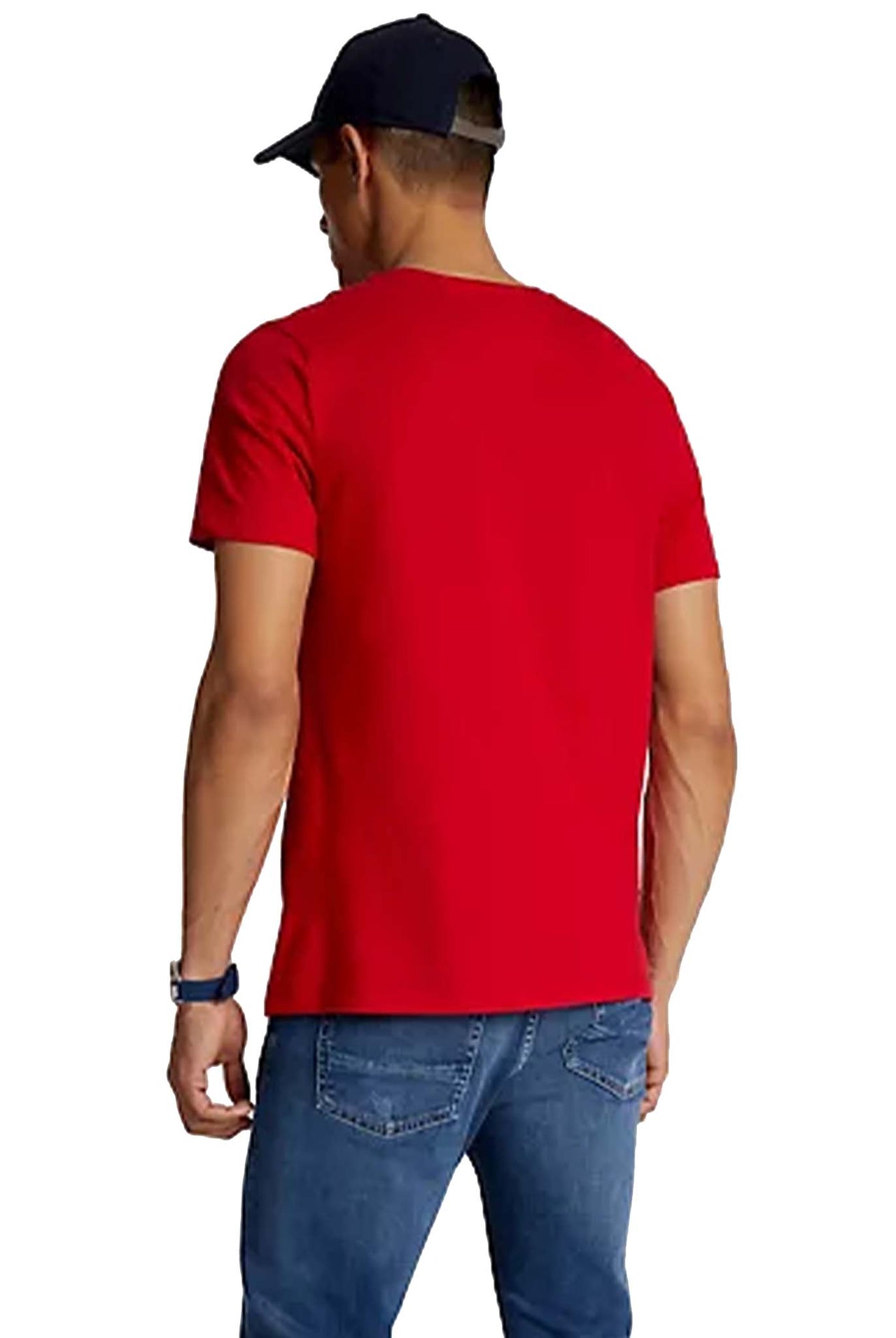 Camiseta Tommy Hilfiger Essential Solid Red