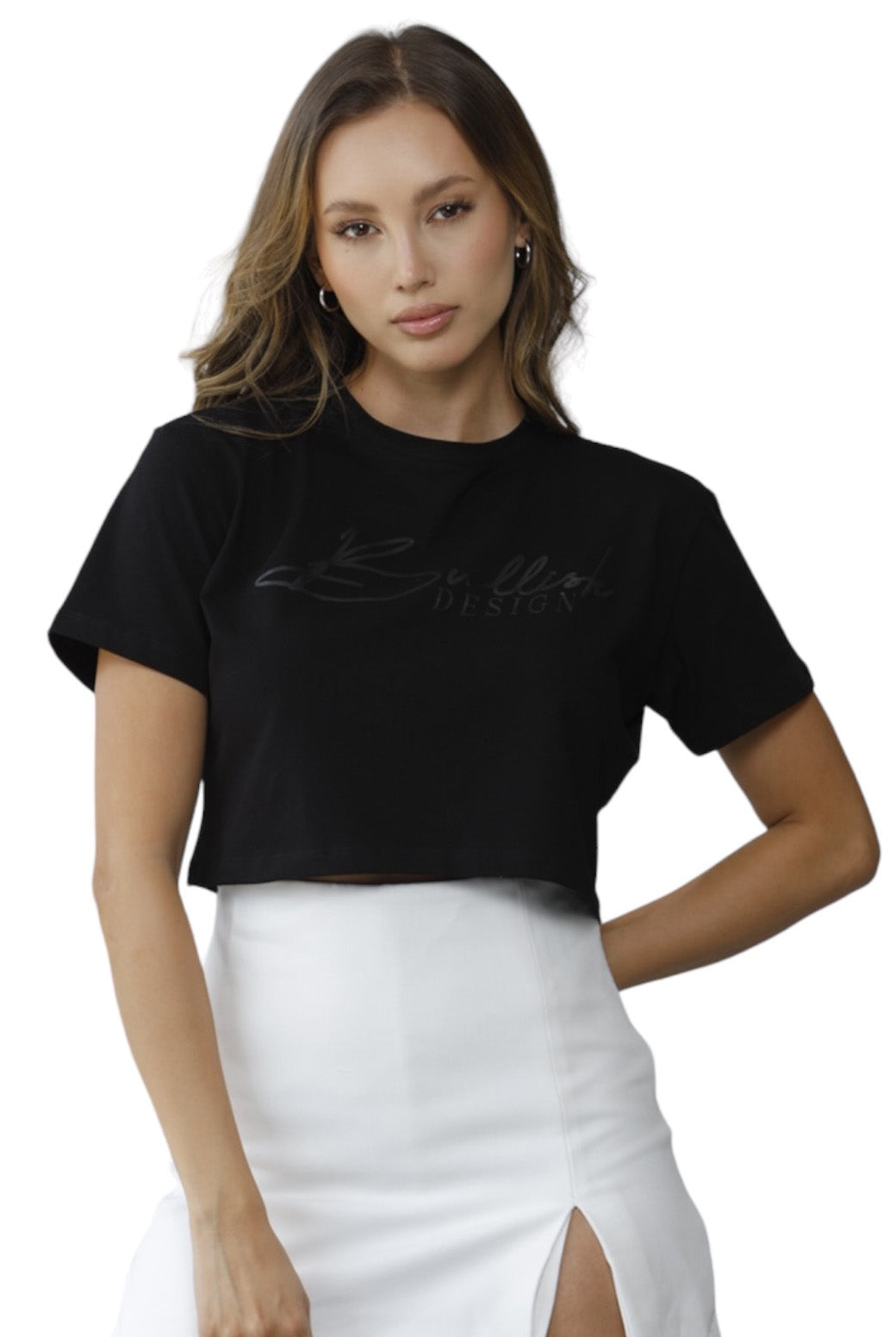 Crop Top Bullish Hype Magnum Black