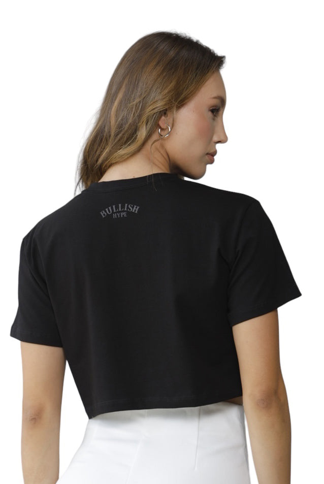 Crop Top Bullish Hype Magnum Black