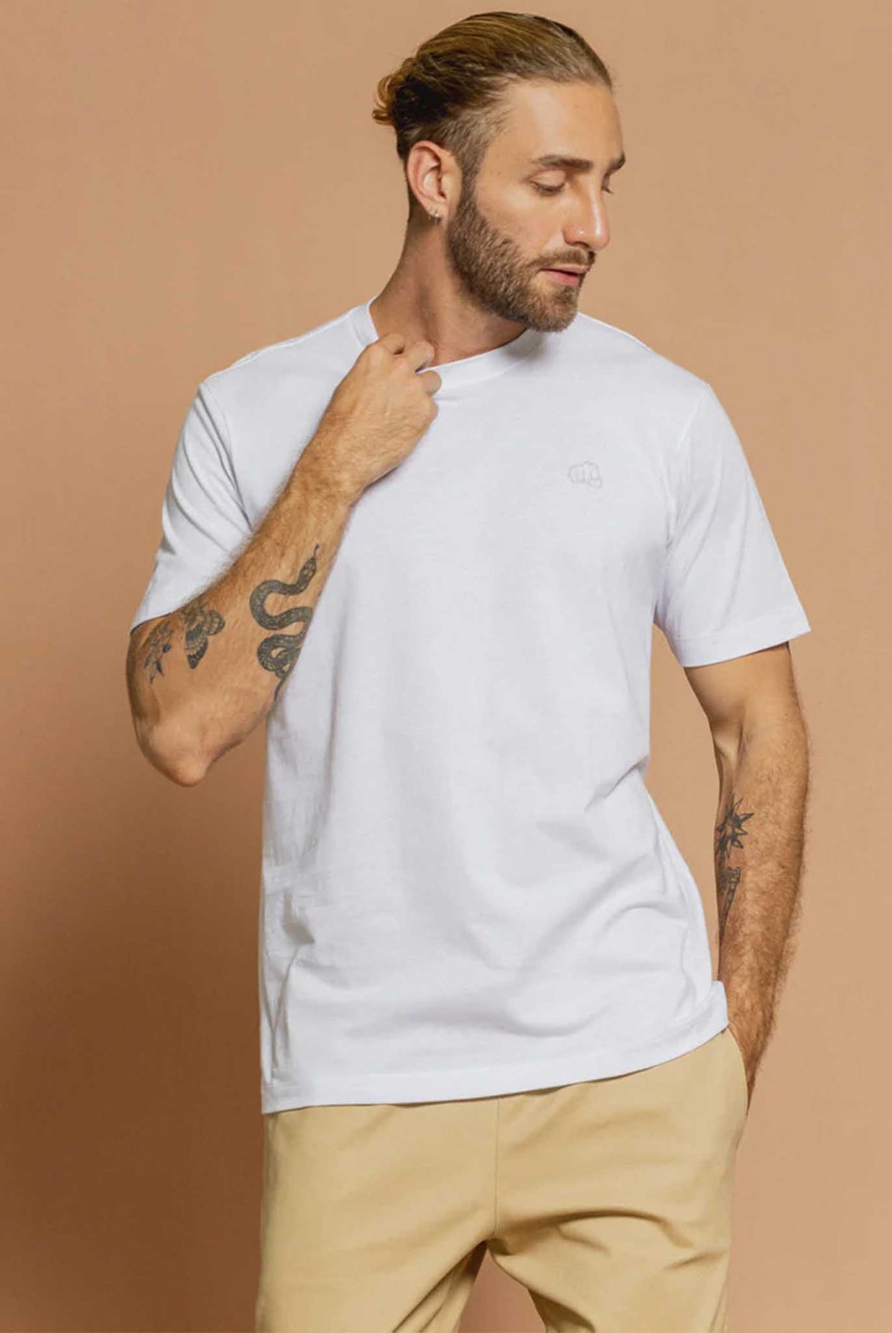 Camiseta Fist Basic Zero Blanco