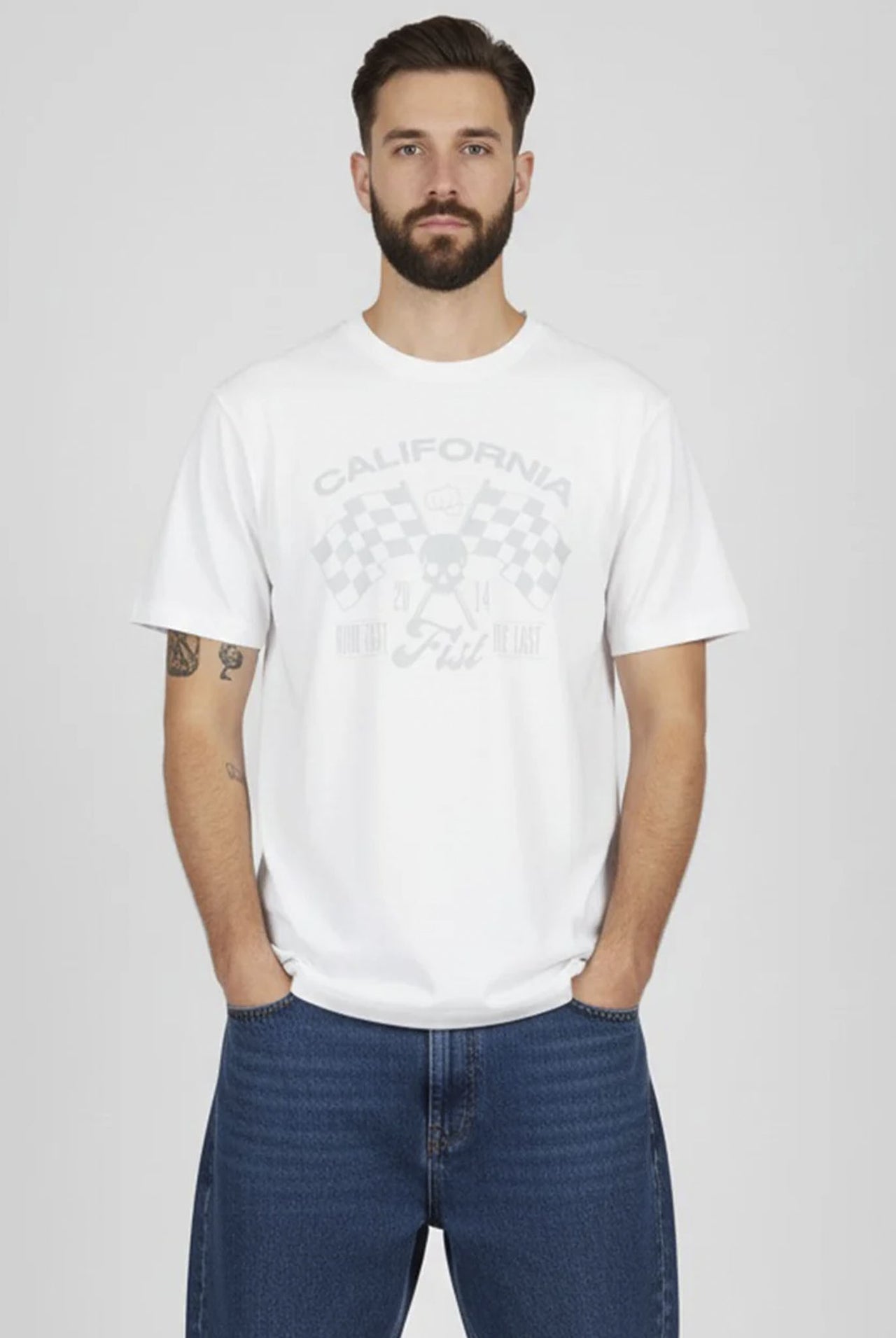 Camiseta Fist California Blanco