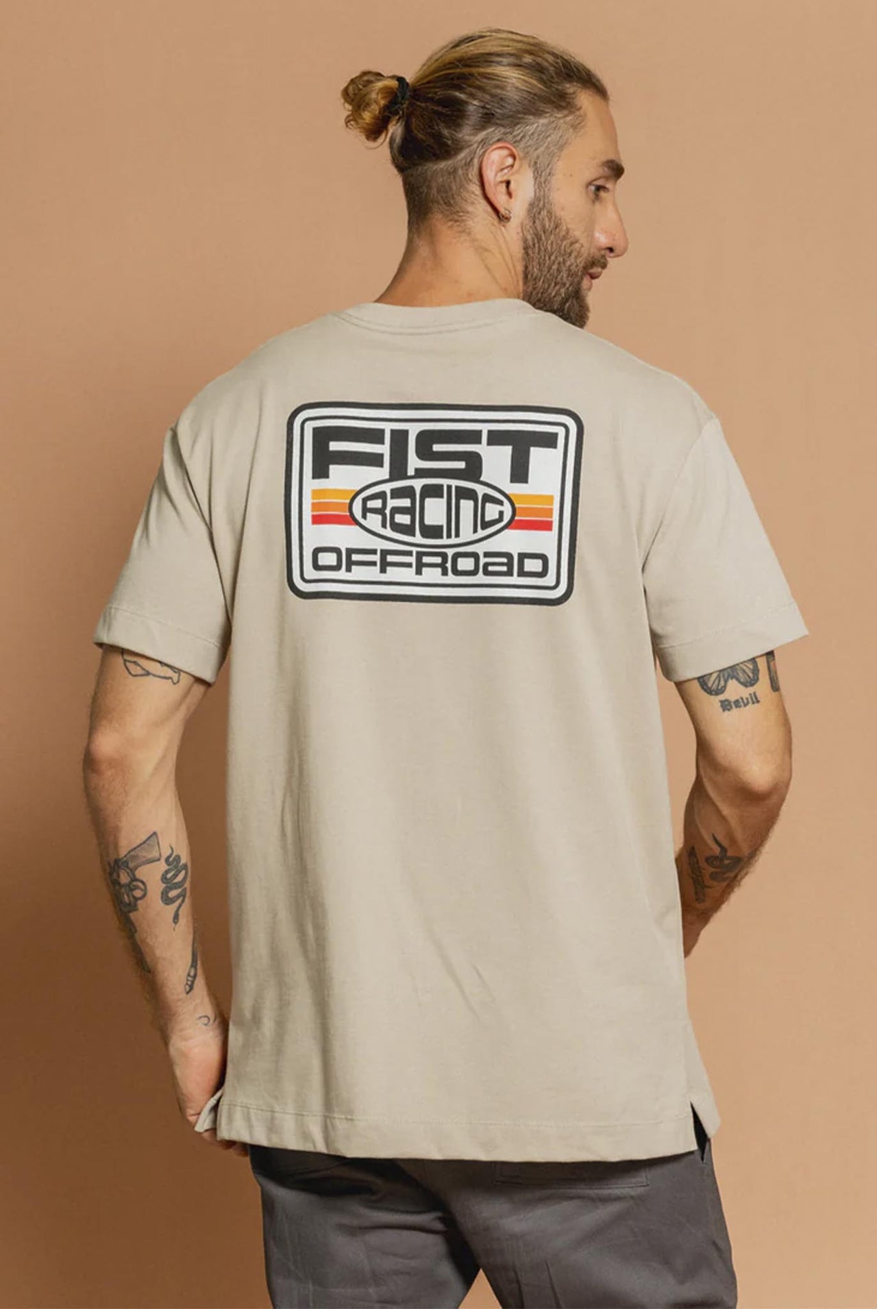 Camiseta Fist Oversized Offroad Kaki