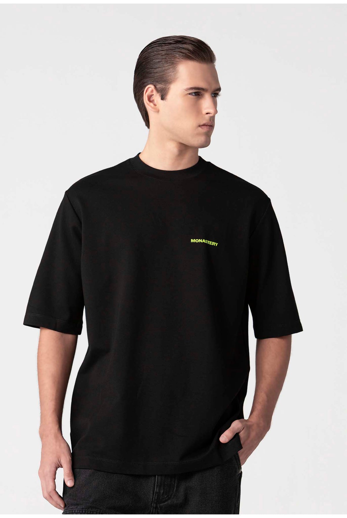 Camiseta Monastery Ascent Oversized Black