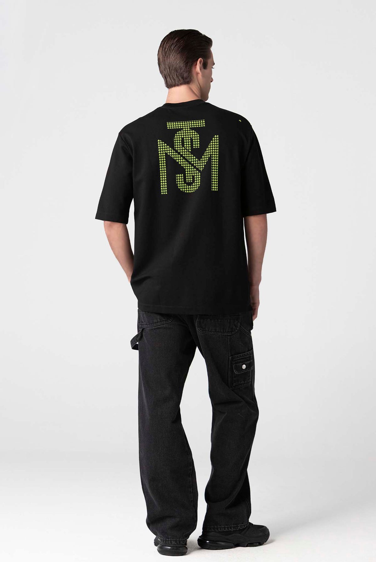 Camiseta Monastery Ascent Oversized Black