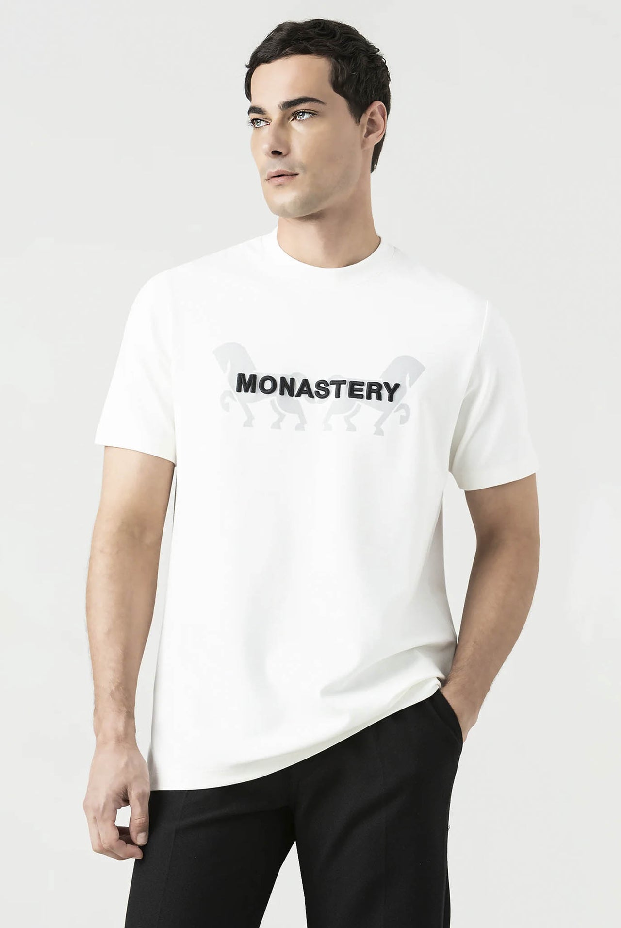 Camiseta Monastery Mustang White