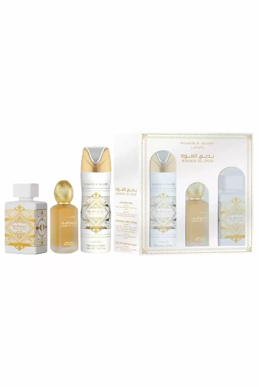 Badete Al Oud Honor & Glory De Lattafa Set