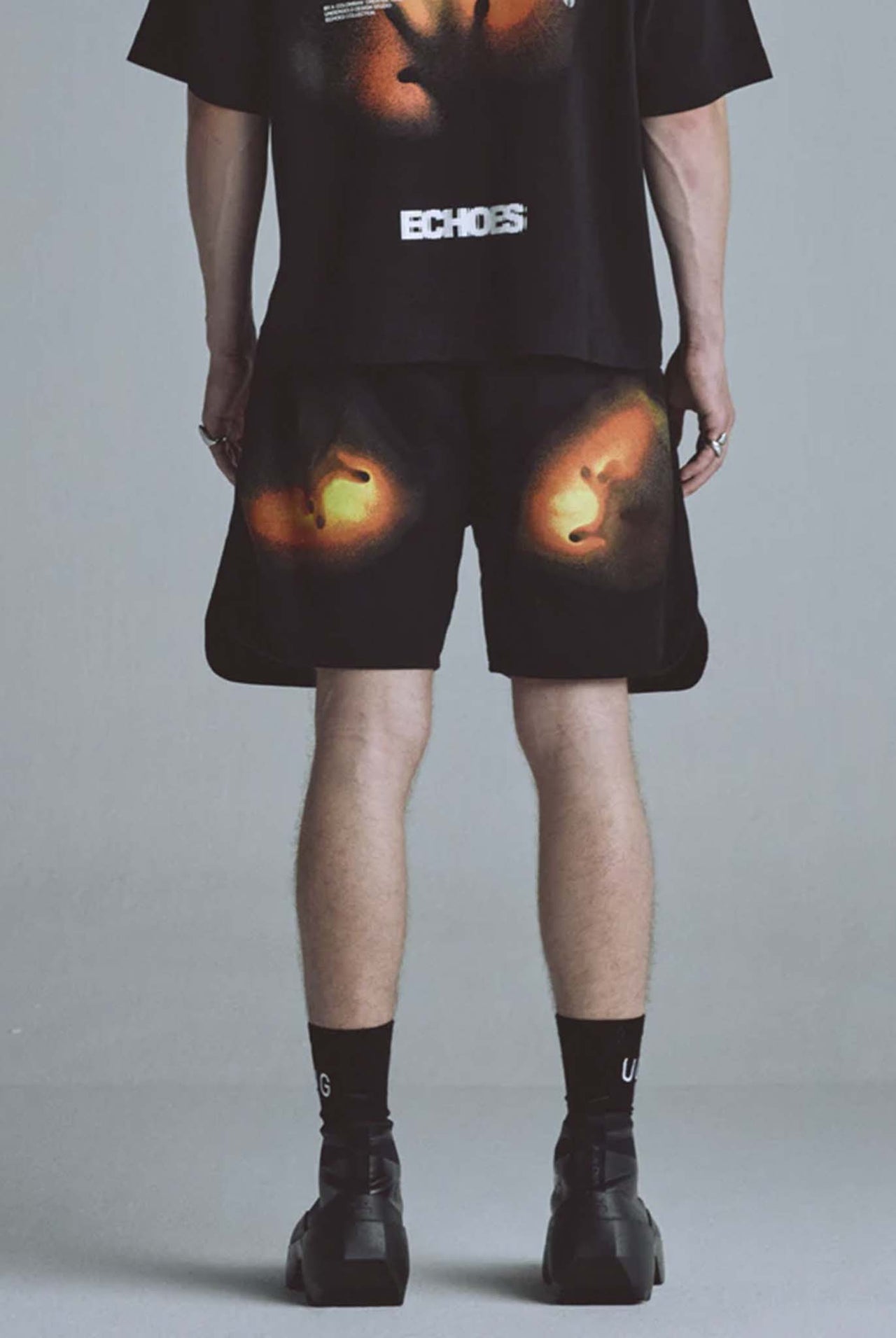Pantaloneta Undergold Echoes Pulse Biased Negro