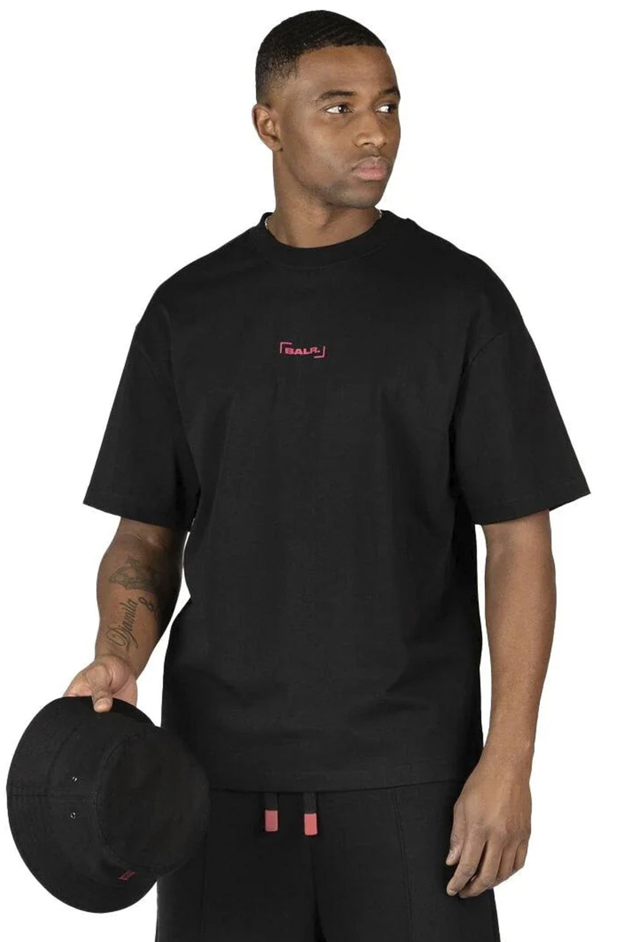 Camiseta Balr End To End Box Fit Jet Black