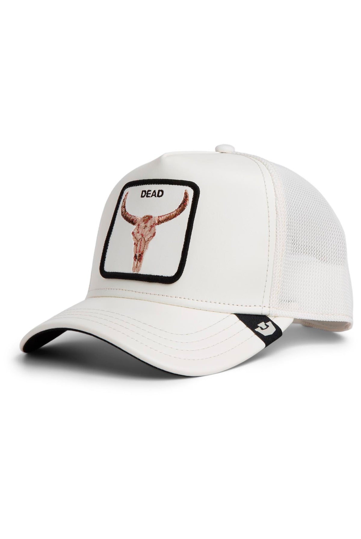 Gorra Goorin Bros Faux Leather Bull Skull Dust