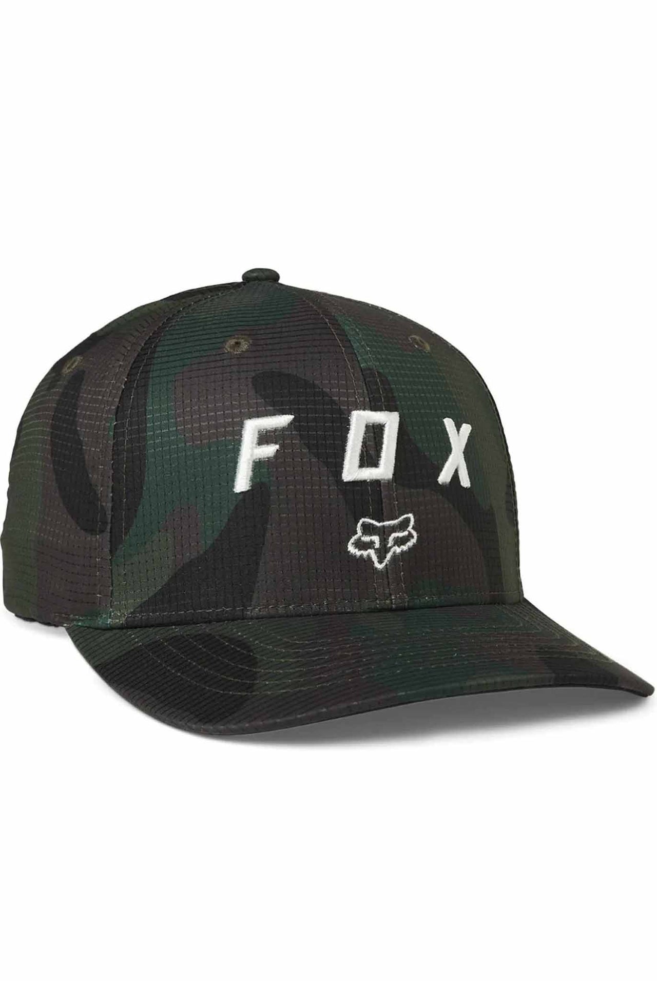Gorra Fox Vzns Camo Tech Flexfit Camuflado Verde