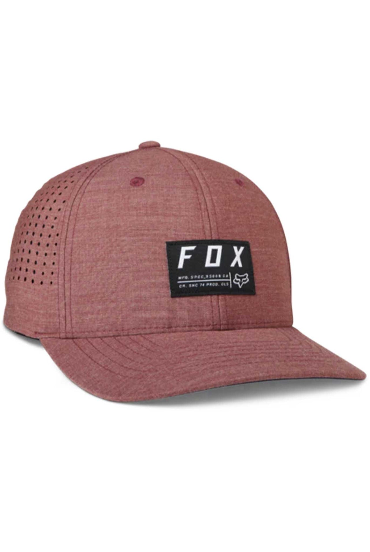 Gorra Fox Non Stop Tech Flexfit Vino Tinto