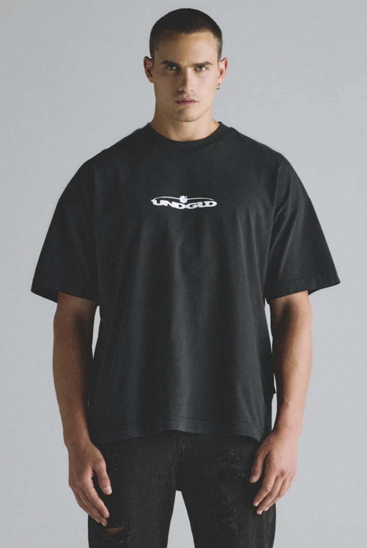 Camiseta Undergold Helios God Of Sun Vintage Negro