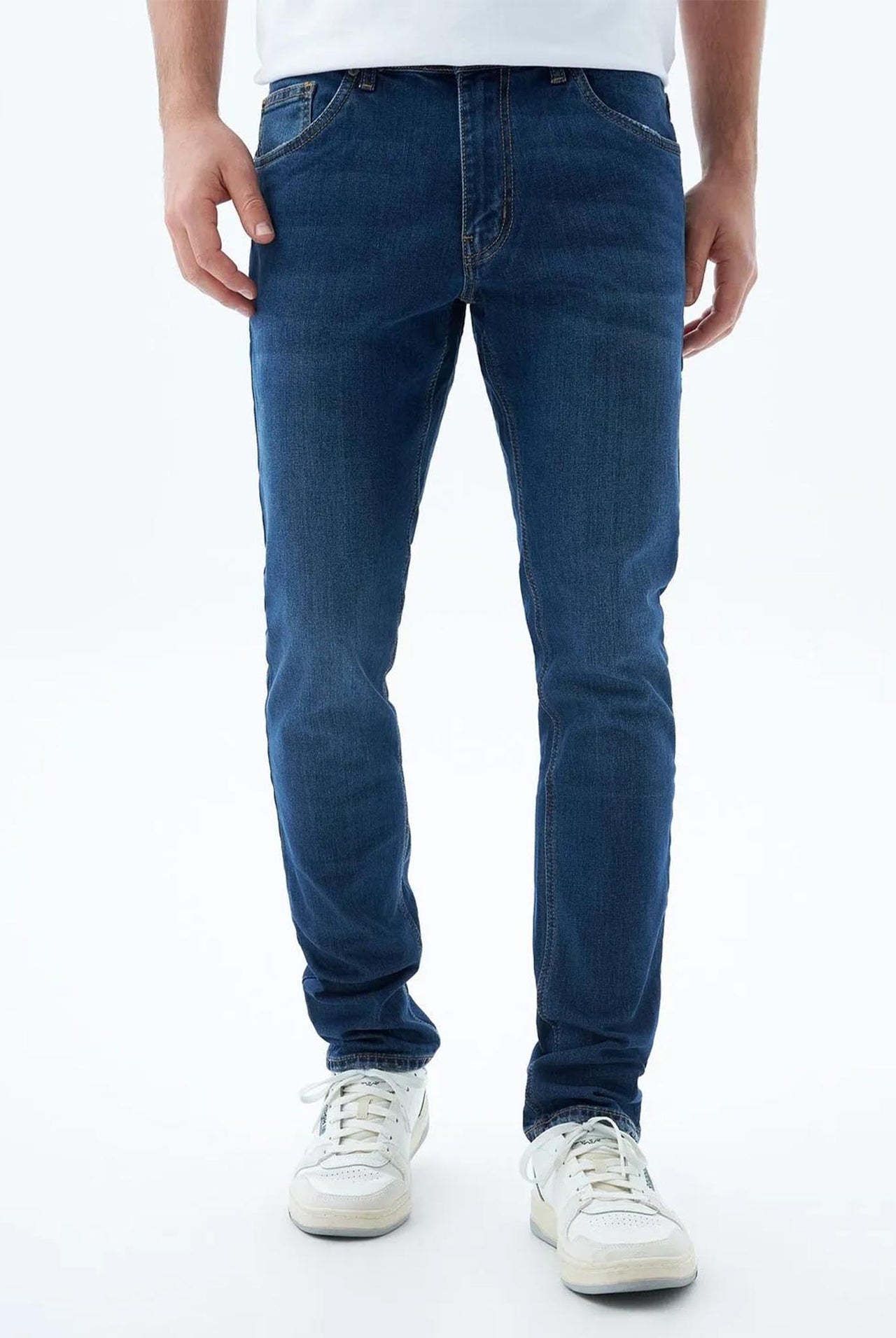 Jean Americanino Hombre Slim 070-530D504 Azul