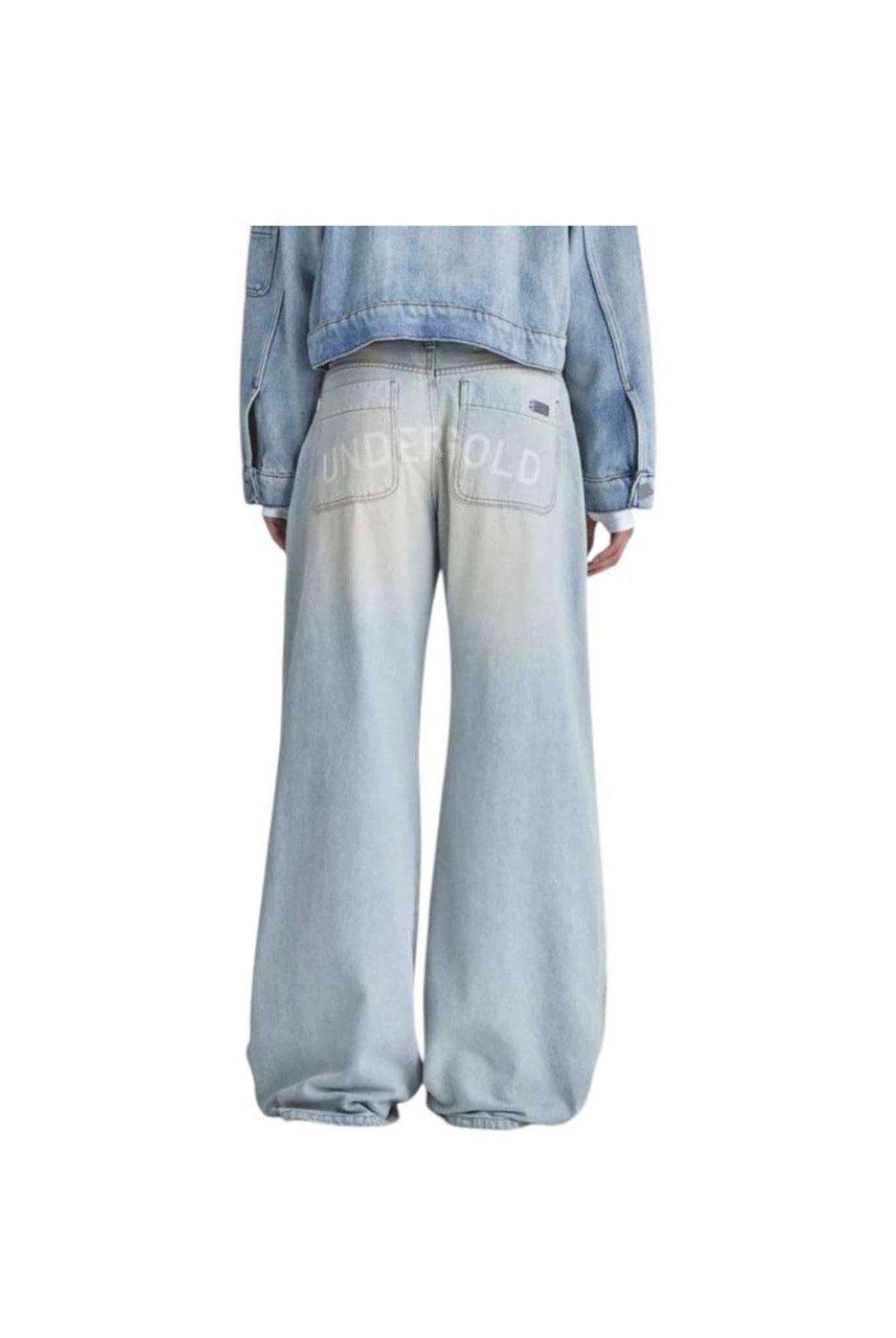Jean Undergold Line Basic Wide Light Blue