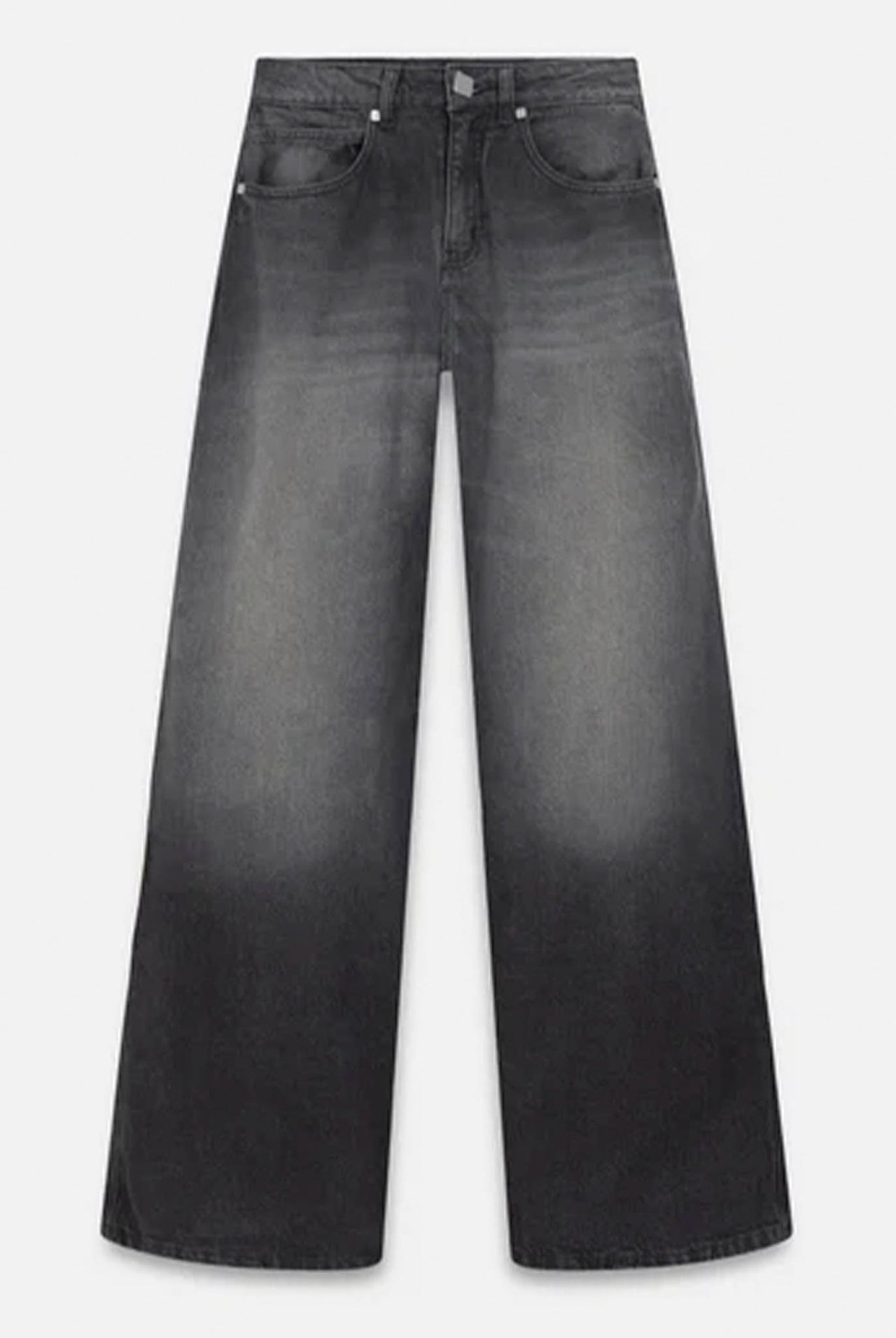 Jean Line Basic Wide Washed Black