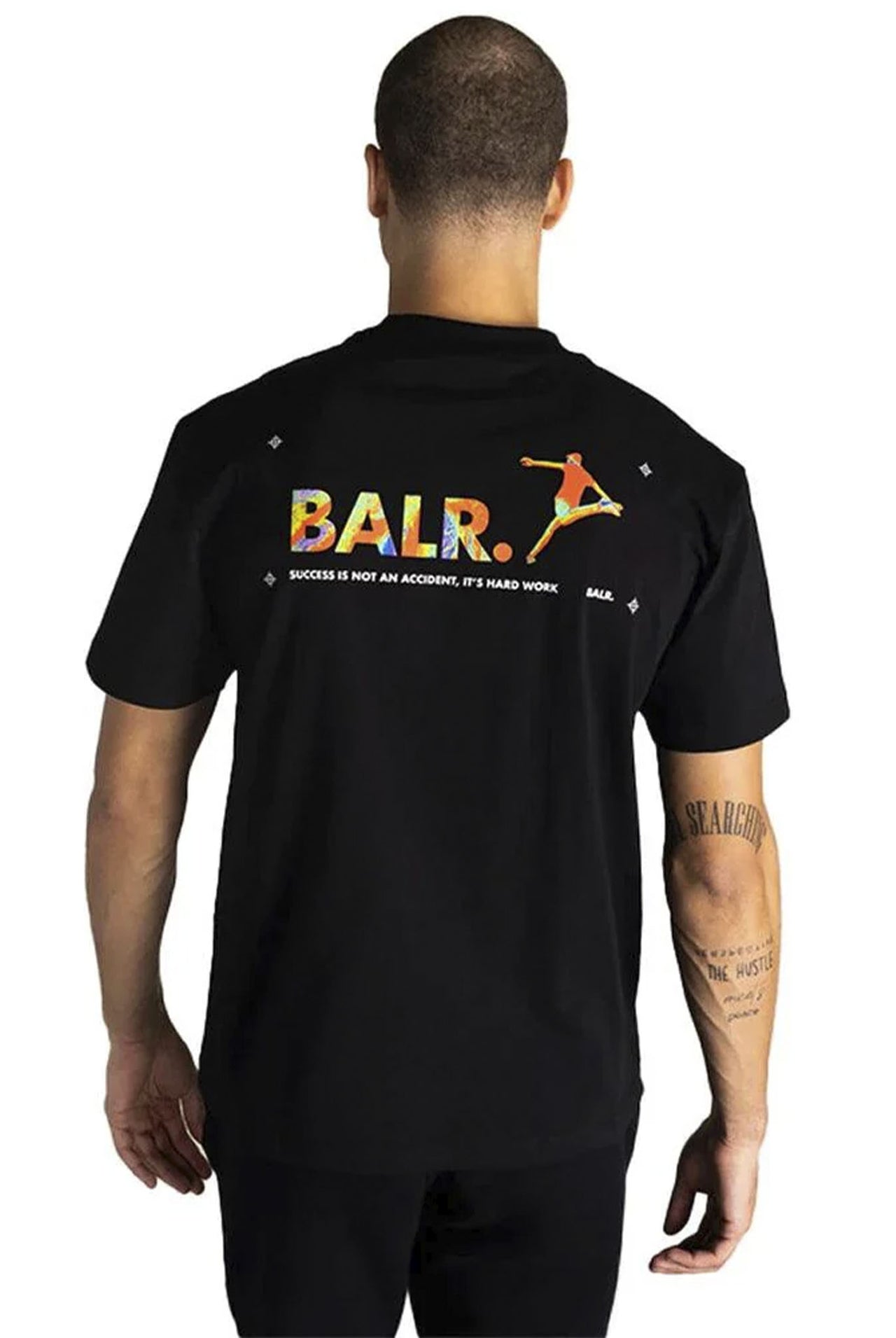 Camiseta Balr Joey Box Thermal Negro