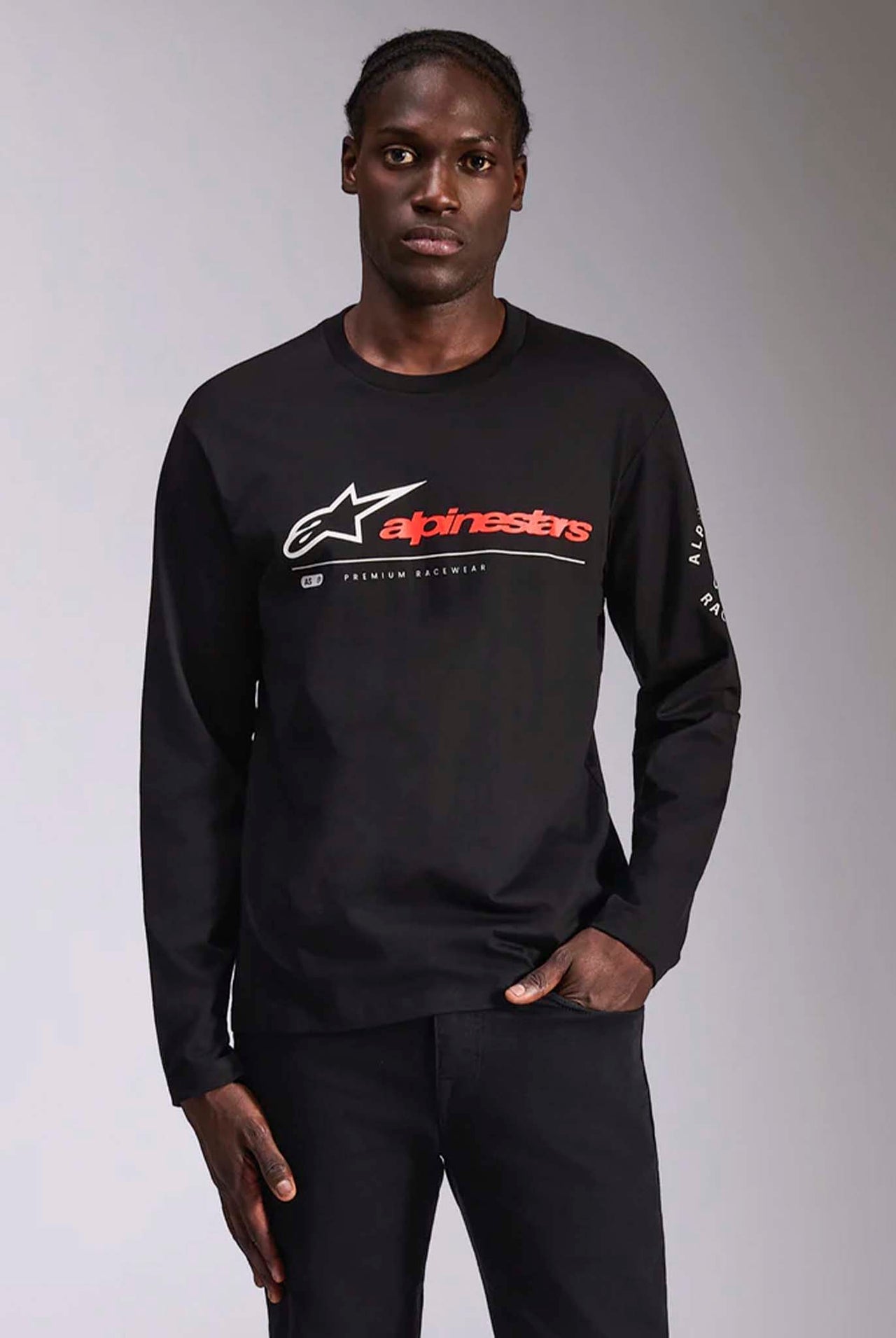 Camiseta Manga Larga Alpinestars Mandatory LS CSF Black