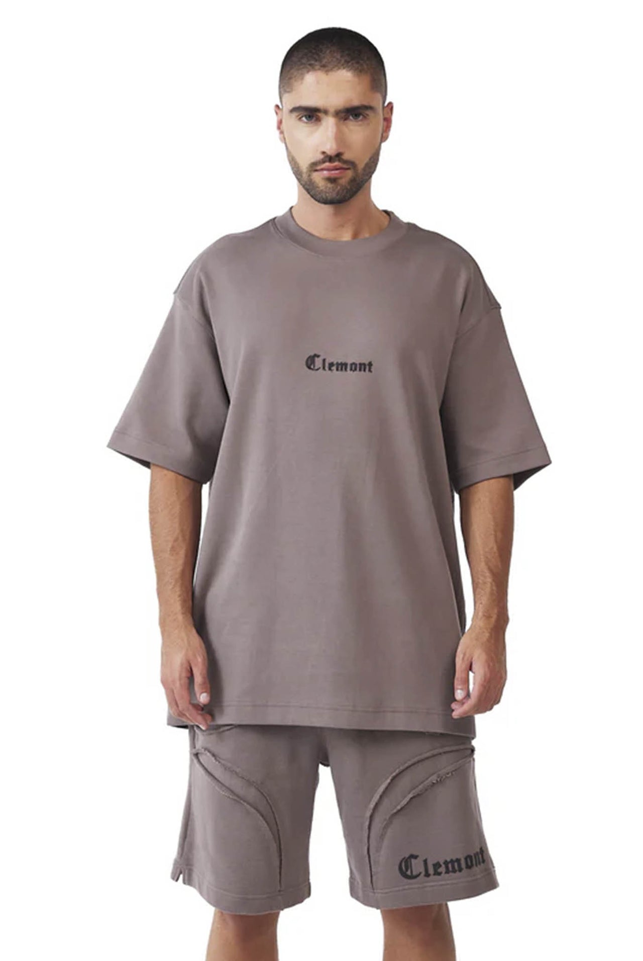 Camiseta Clemont Oversized Patema Taupe 10101312