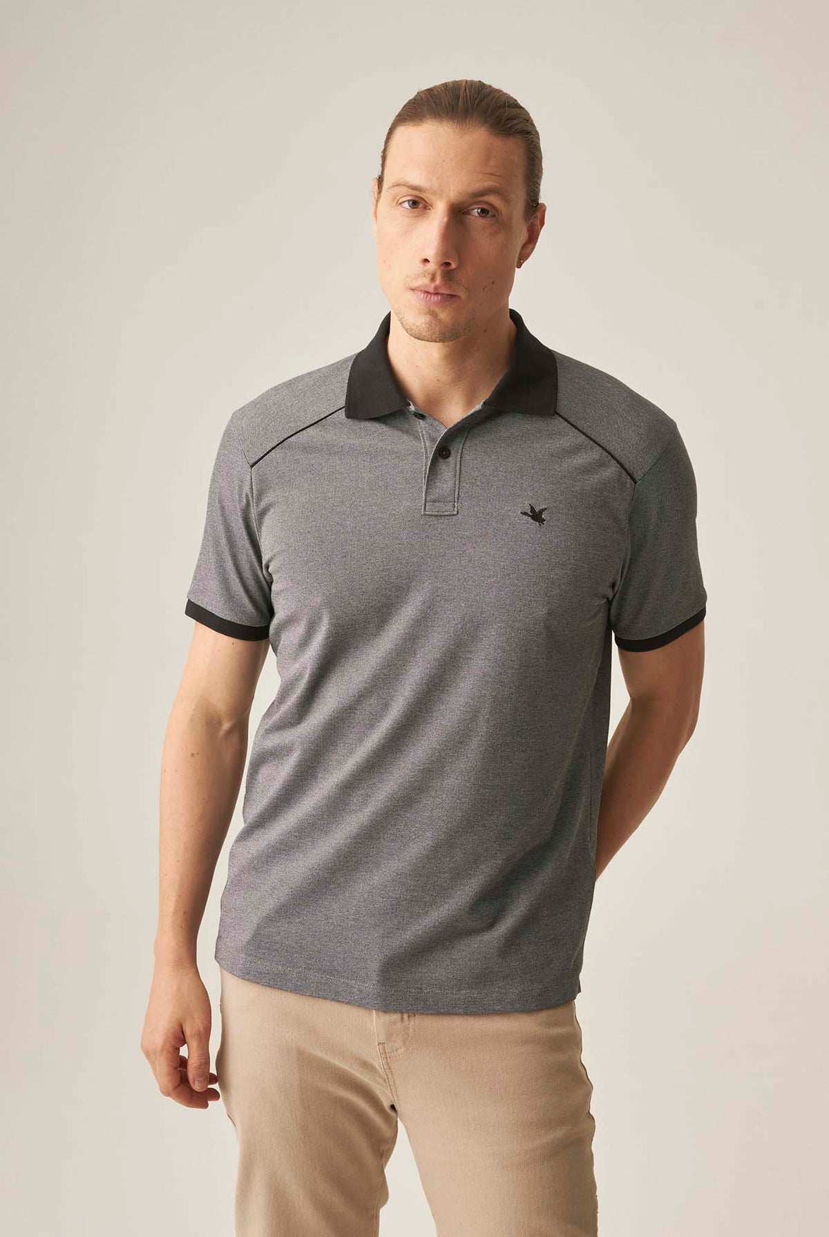 Camiseta Tipo Polo Chevignon Negro 063-609H031