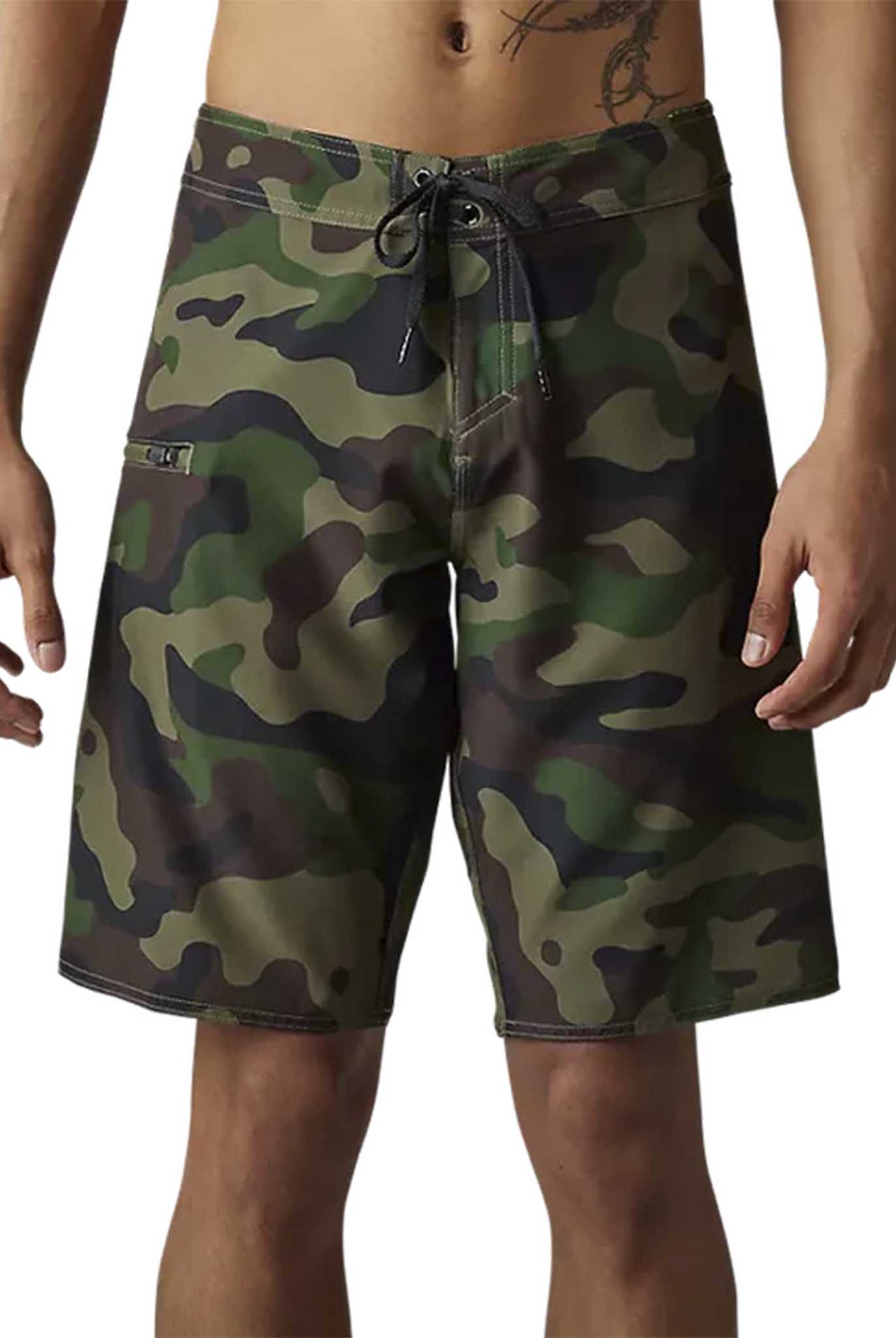 Pantaloneta Fox Overhead Camo Stretch 21 Verde Militar