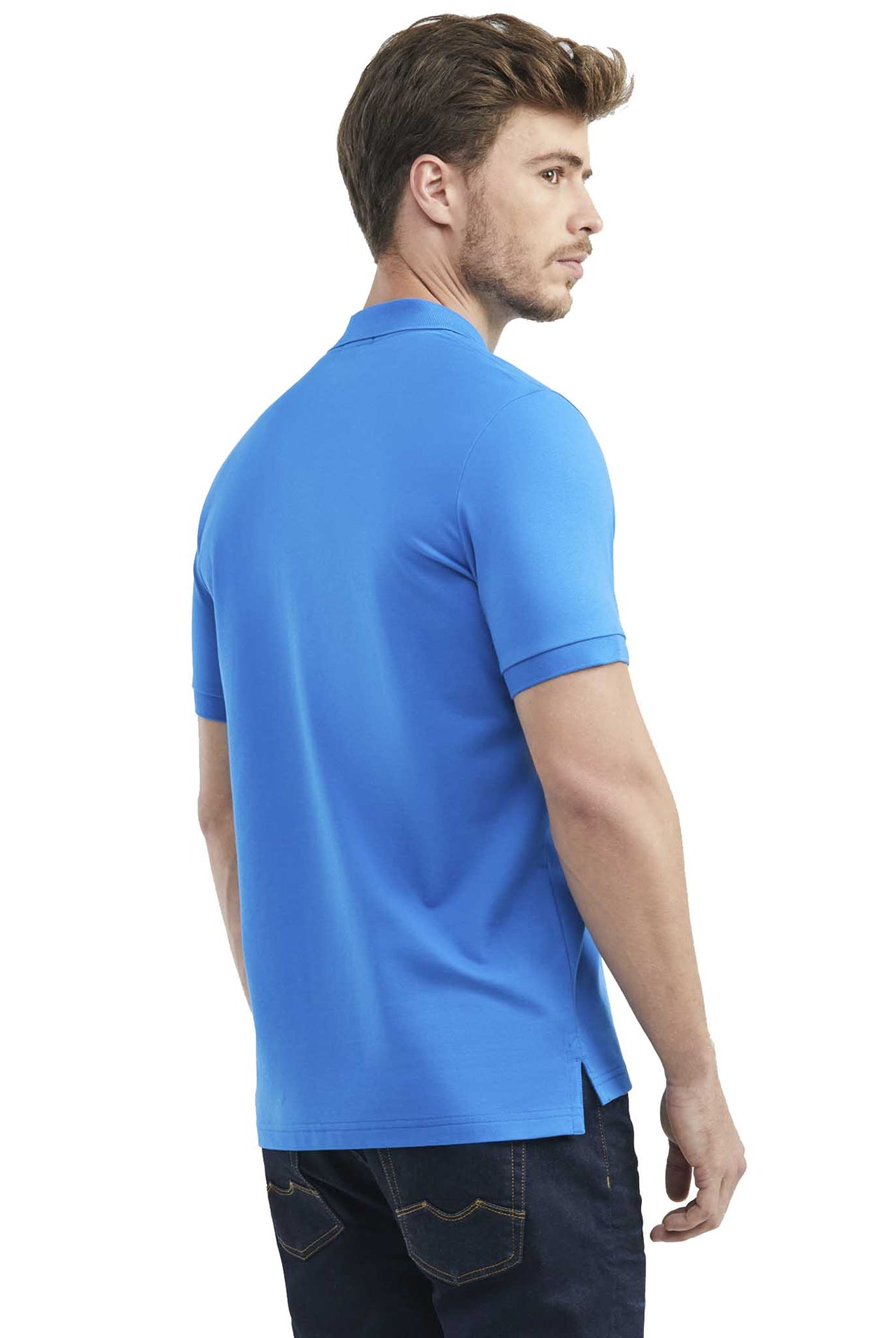 Camiseta Tipo Polo Chevignon Tono A Tono Manga Corta Azul 609E001-301