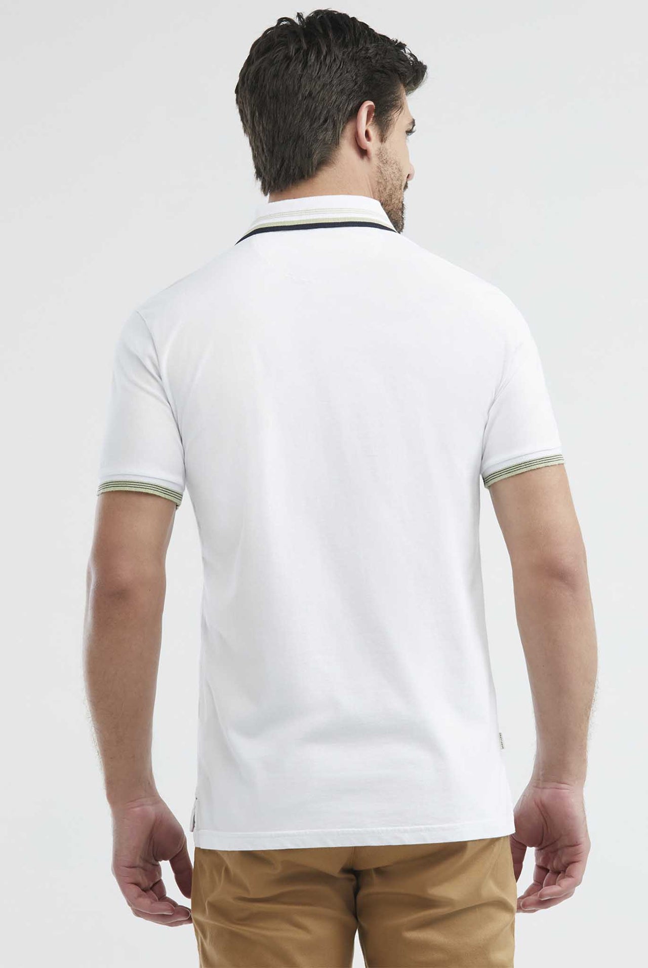 Camiseta Tipo Polo Chevignon Manga Corta Color Blanco