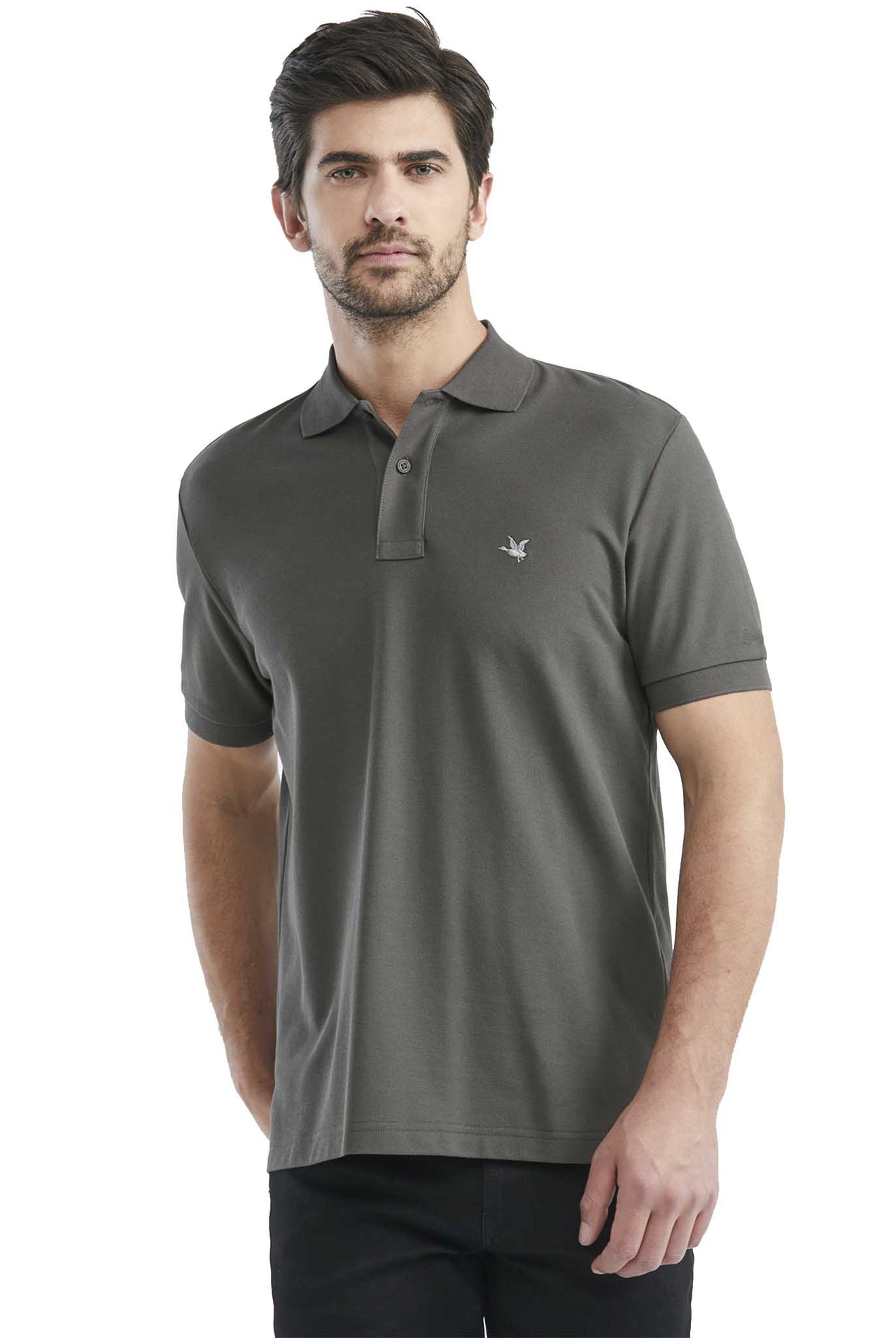 Camiseta Tipo Polo Chevignon Fondo Entero Manga Corta Gris