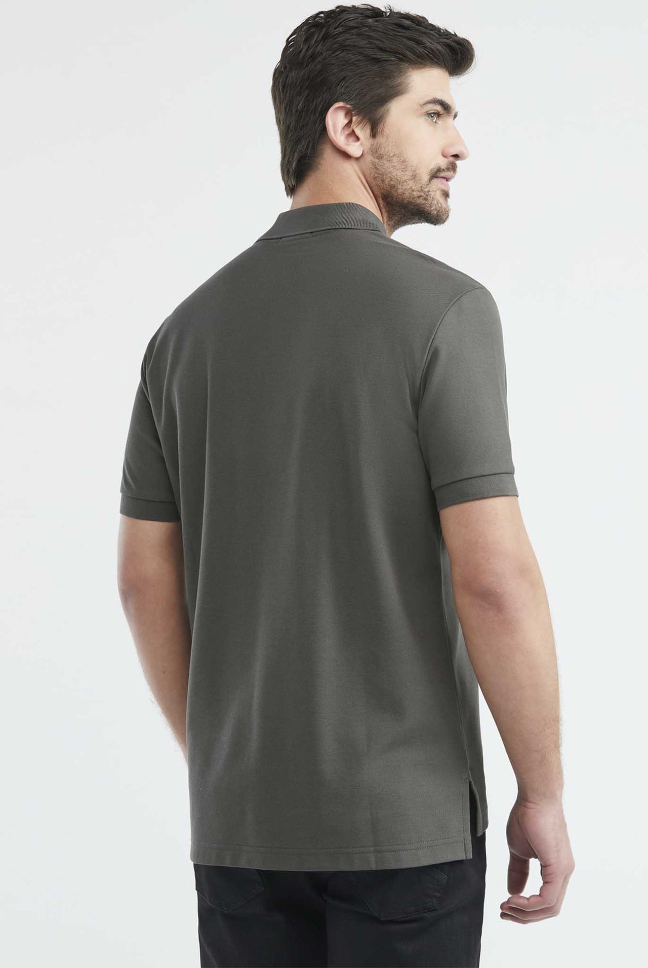 Camiseta Tipo Polo Chevignon Fondo Entero Manga Corta Gris