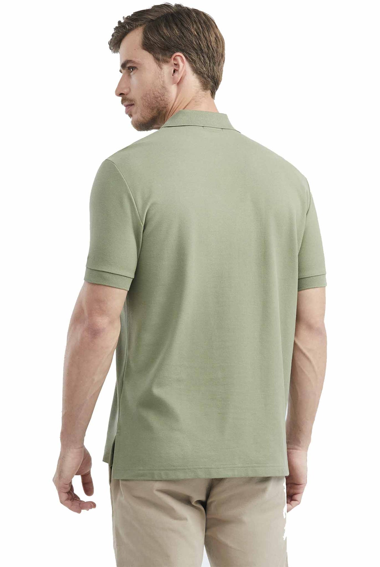 Camiseta Tipo Polo Chevignon Fondo Entero Manga Corta verde