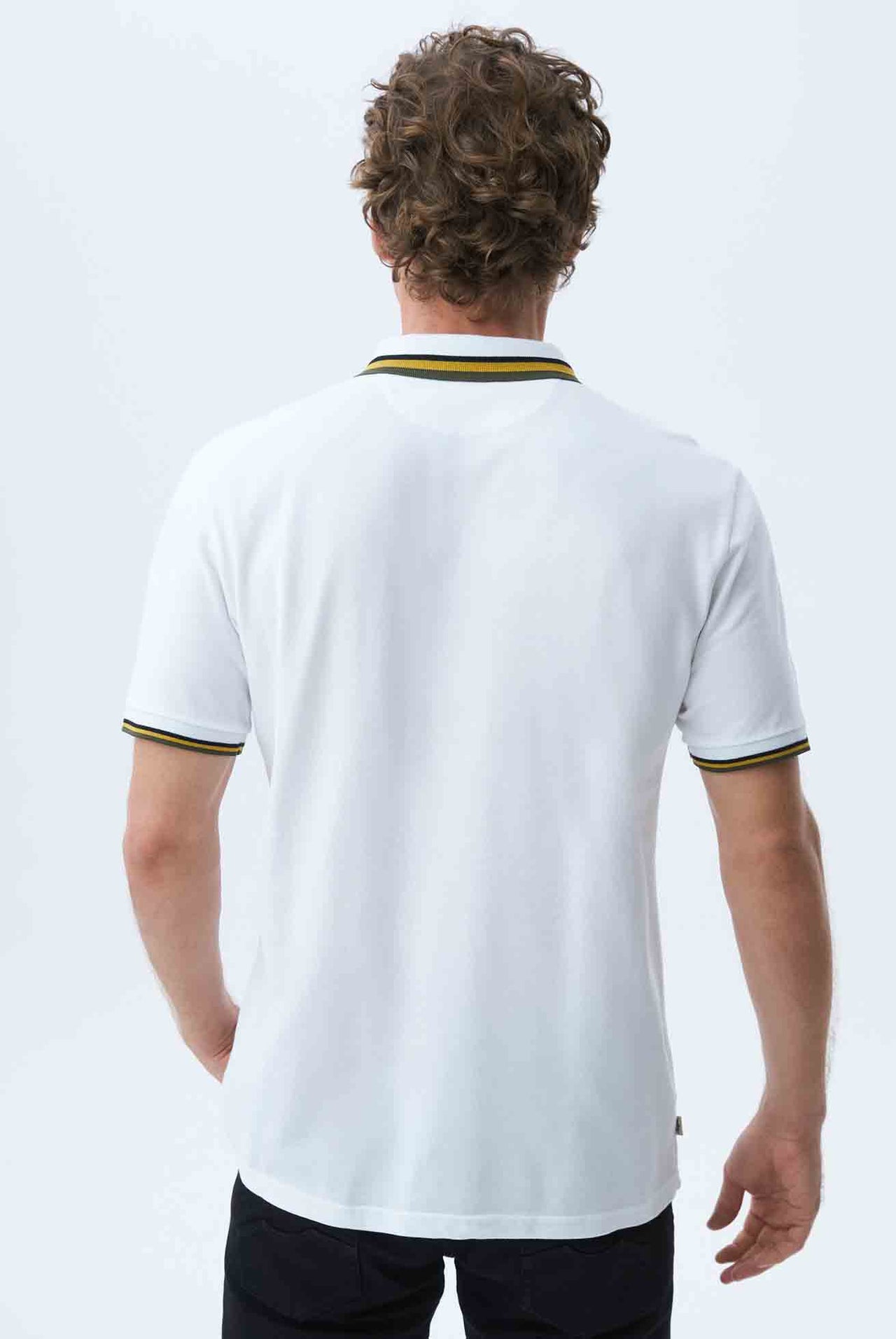 Polo Chevignon Manga corta cuello tejido con rayas en contraste