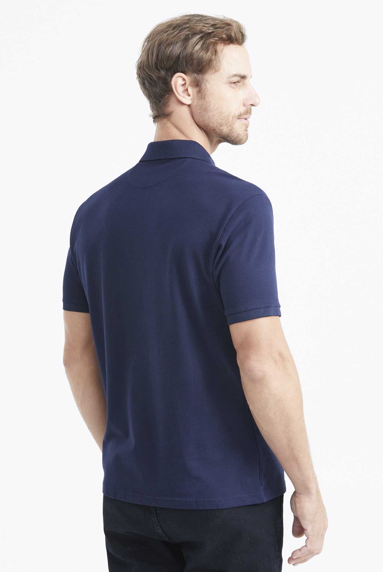 Camiseta Tipo Polo Chevignon Azul Ultraoscuro