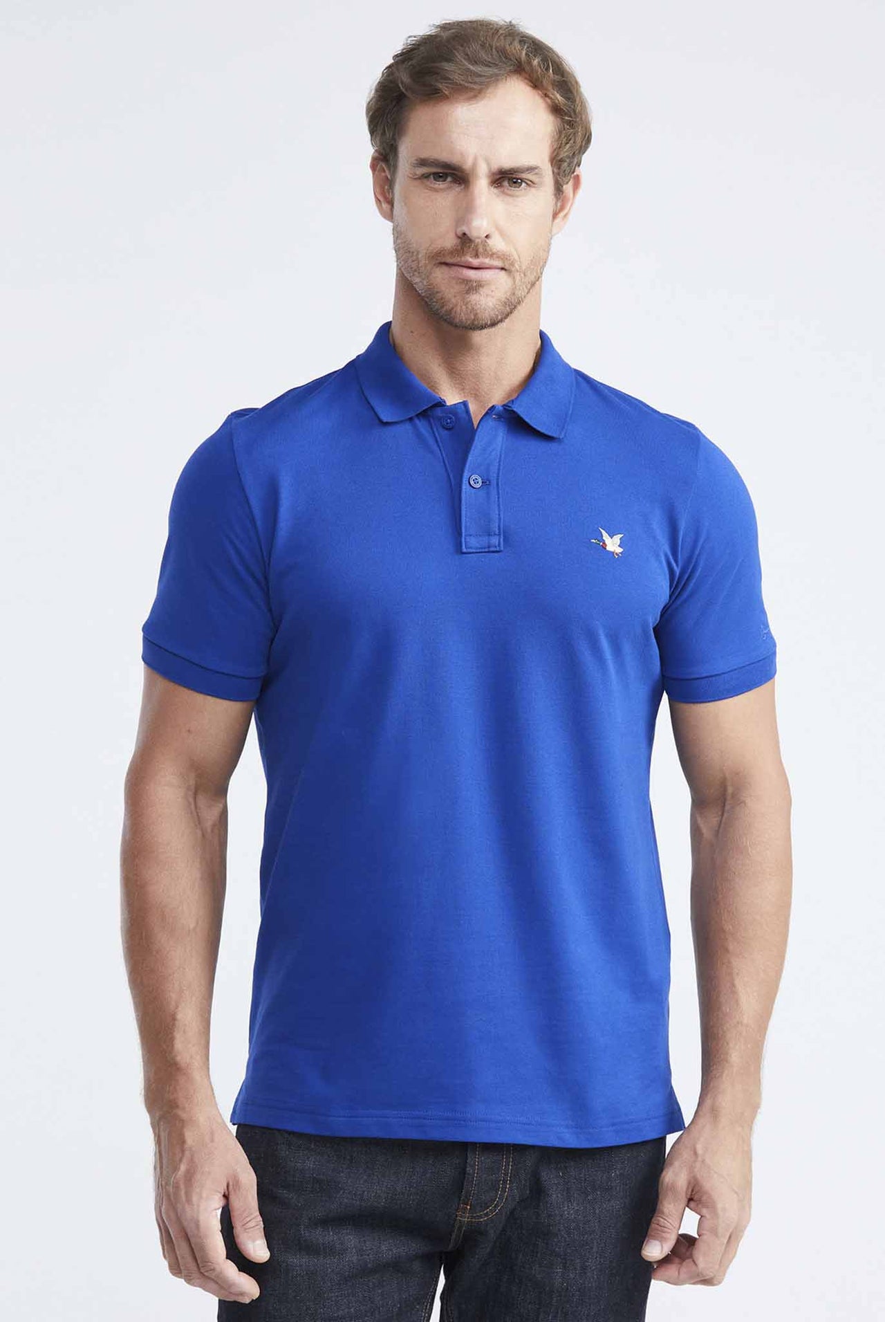 Camiseta Tipo Polo Chevignon Azul Sodalita