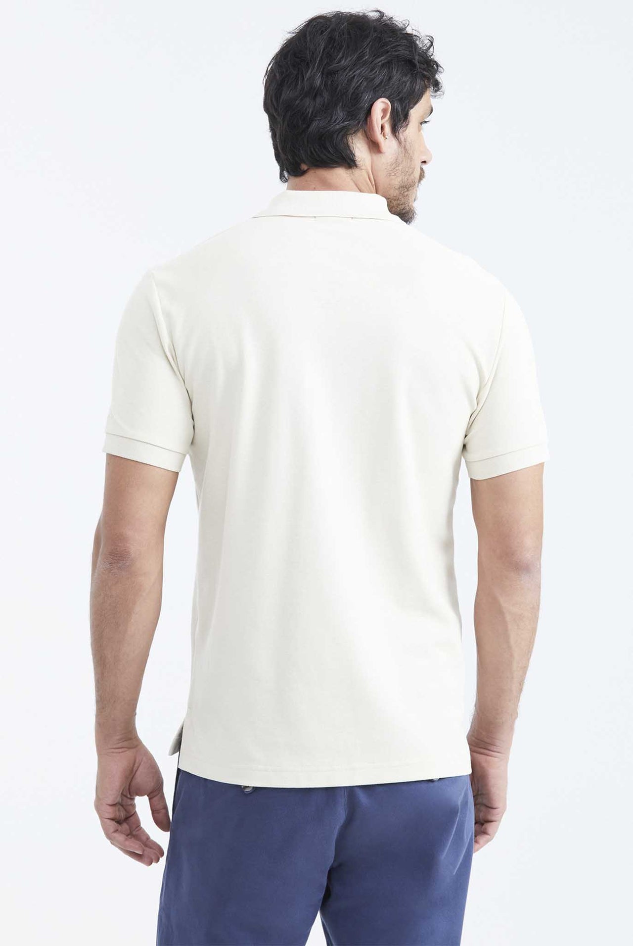 Camiseta Tipo Polo Chevignon Beige Ostra