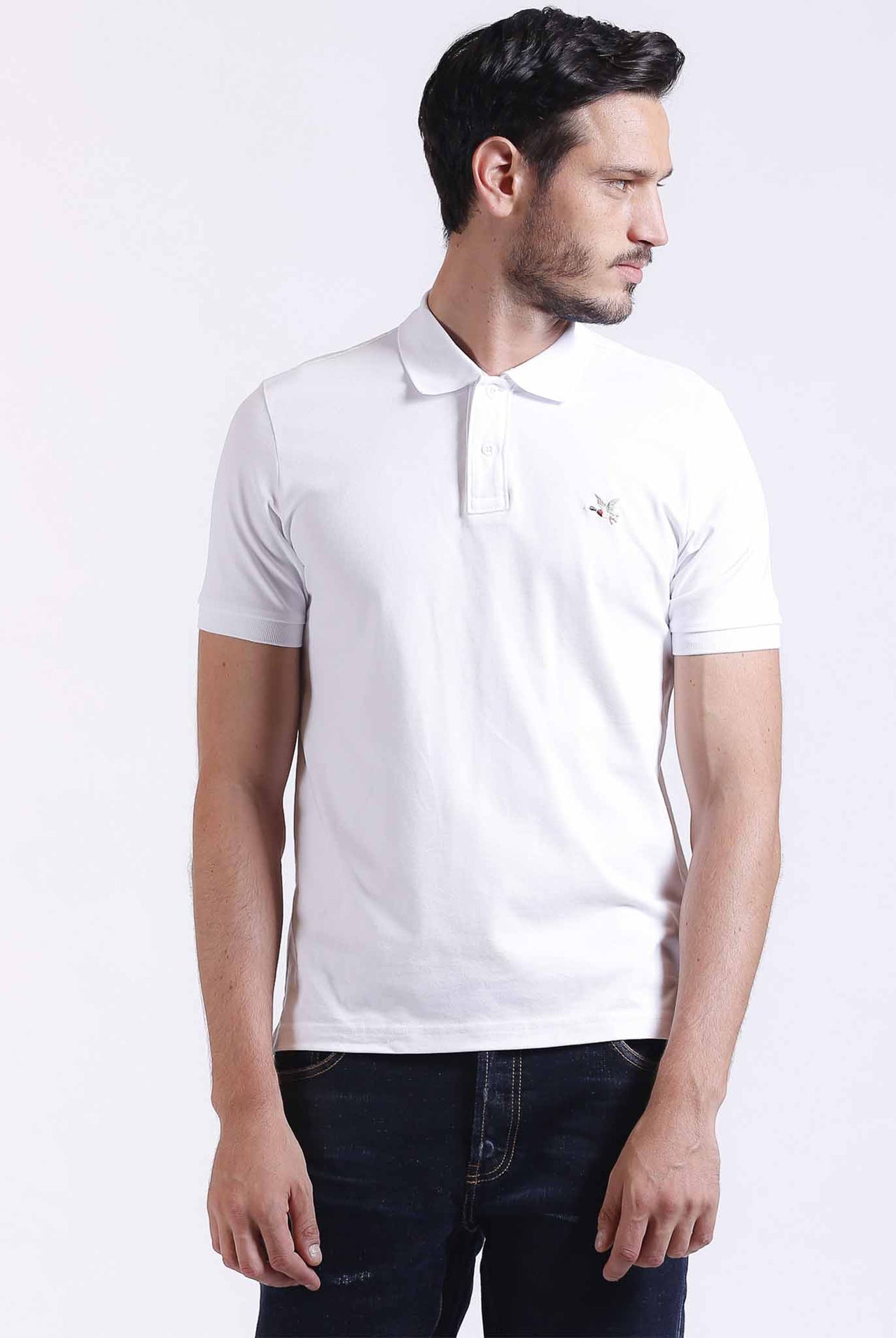 Camiseta Tipo Polo Chevignon Blanco