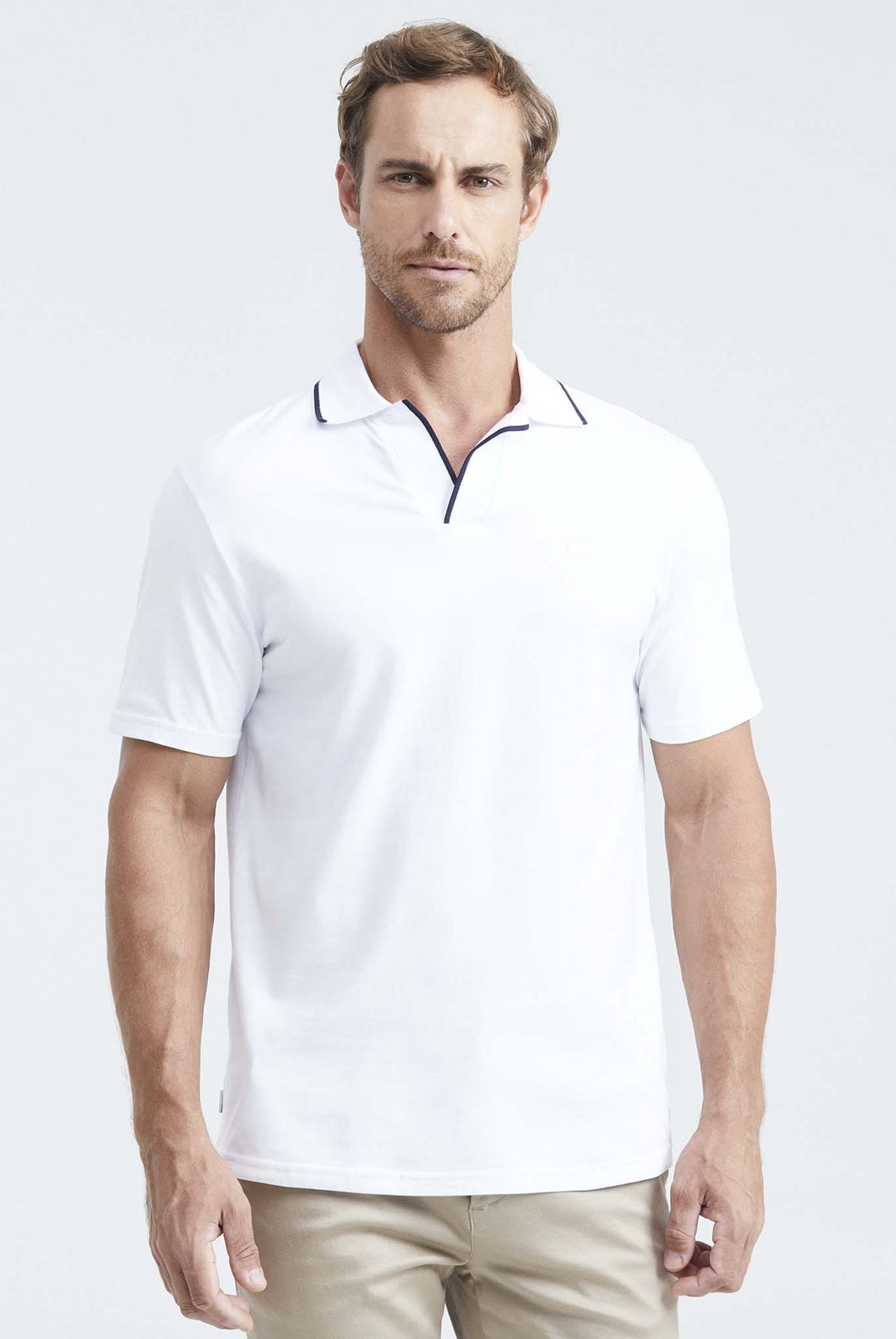 Camiseta Tipo Polo Chevignon Blanco